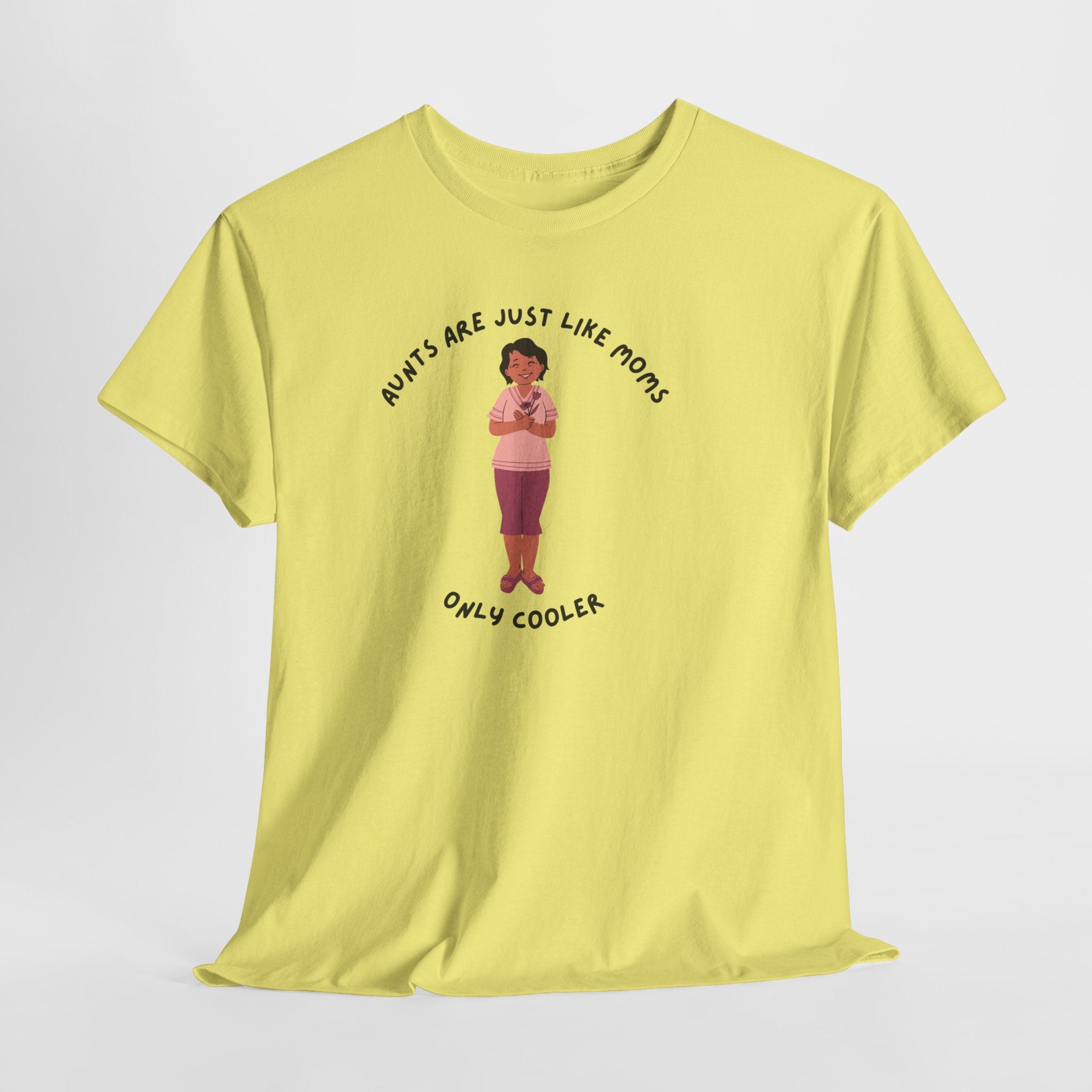 Fun Cool Aunt  Unisex Heavy Cotton Tee Shirt