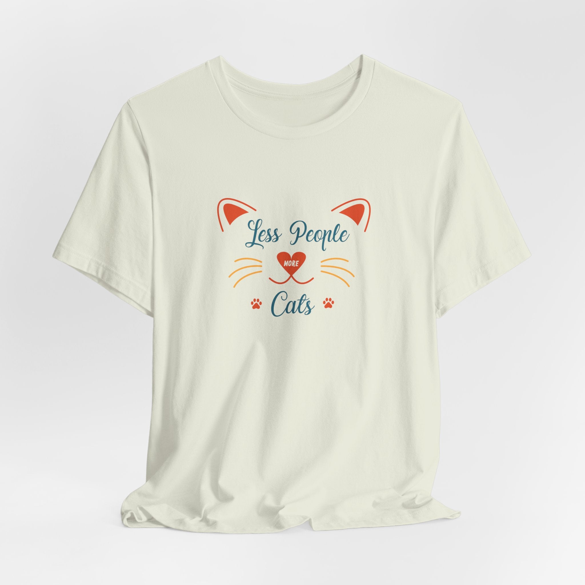Cute and Funny Cat Lover Unisex Heavy Cotton Tee, Perfect Gift for Cat Owners, Funny Cat Shirt, Animal Lover Apparel, Birthday Gift for Pet Lovers