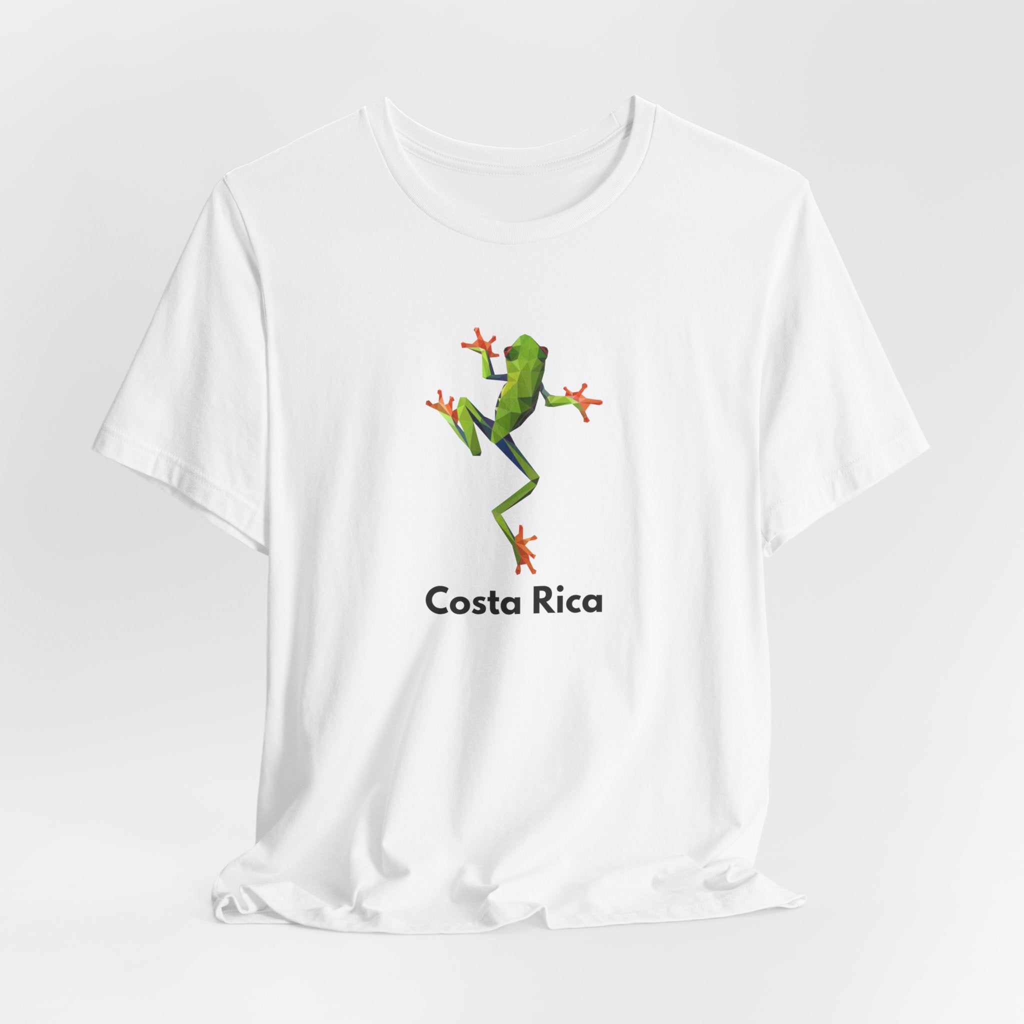 Costa Rica Tree Frog Tee, Unisex Jersey Tee, Cute Animal Shirt, Travel Gift, Costa Rica Souvenir, Tropical Vibes, Graphic T-Shirt