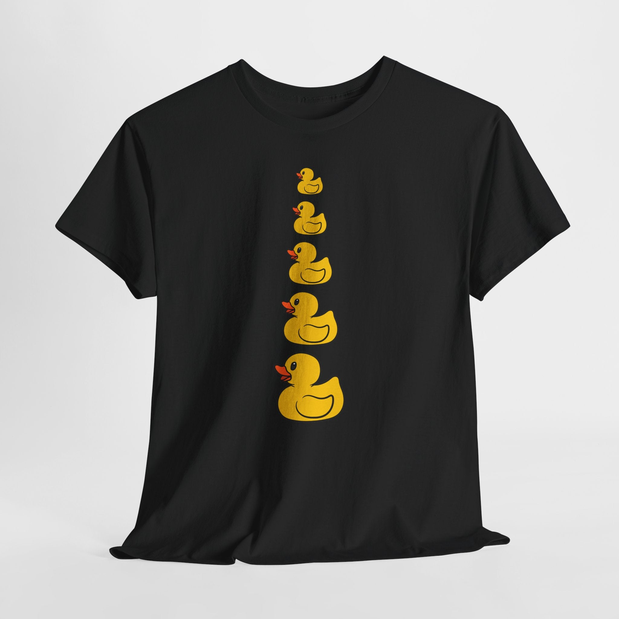 Whimsical Fun Rubber Ducky Tee  Unisex Heavy Cotton Shirt (Adult Sizes Too)
