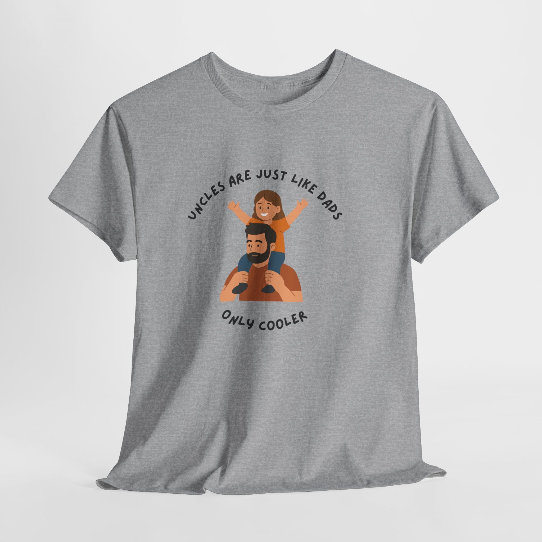 Fun Cool Uncles  (Adult Sizes Available) Tee Shirt  - Unisex Heavy Cotton