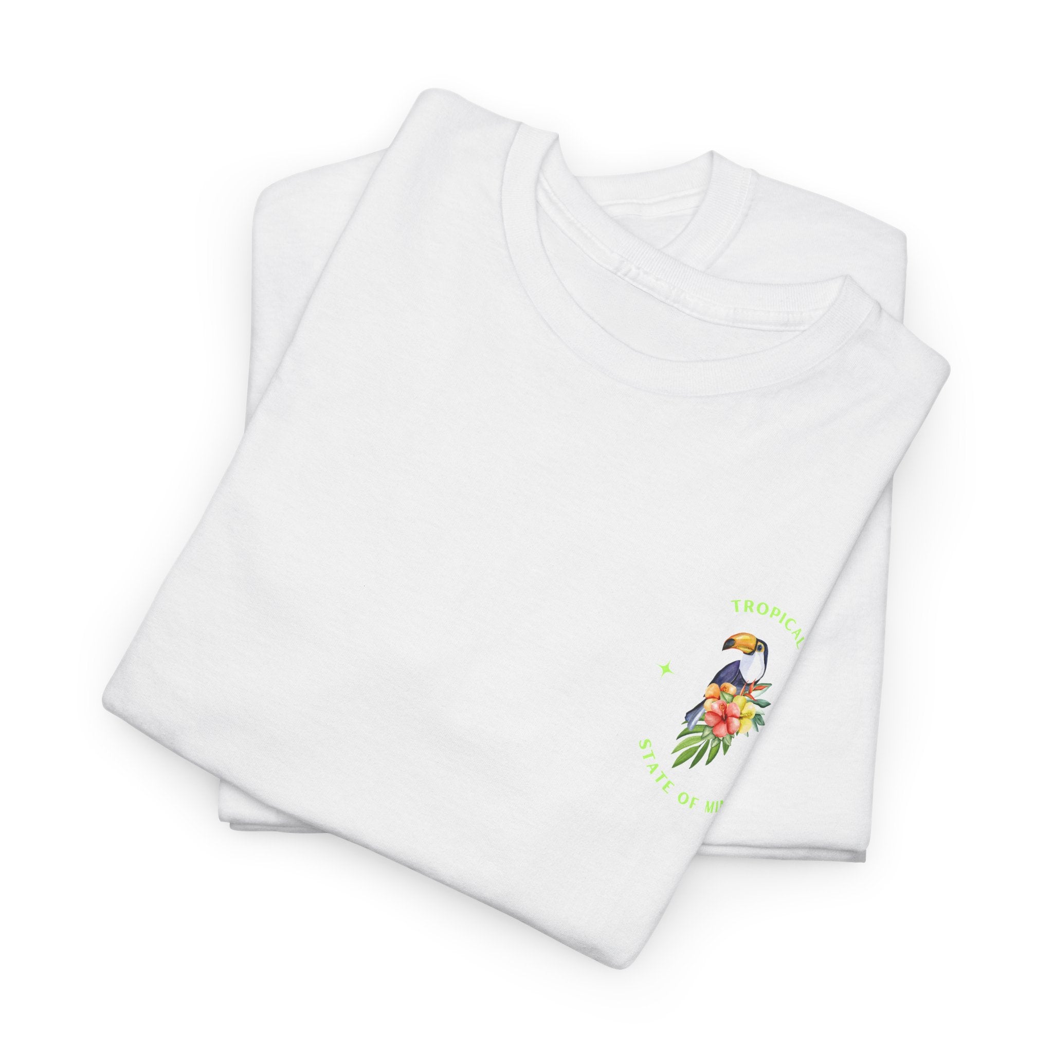 Livi'n in a Tropical State of Mind T Shirt, Summer Shirt, Beachwear, Vacation Top, Gift for Him/Her, Graphic Cotton Tee
