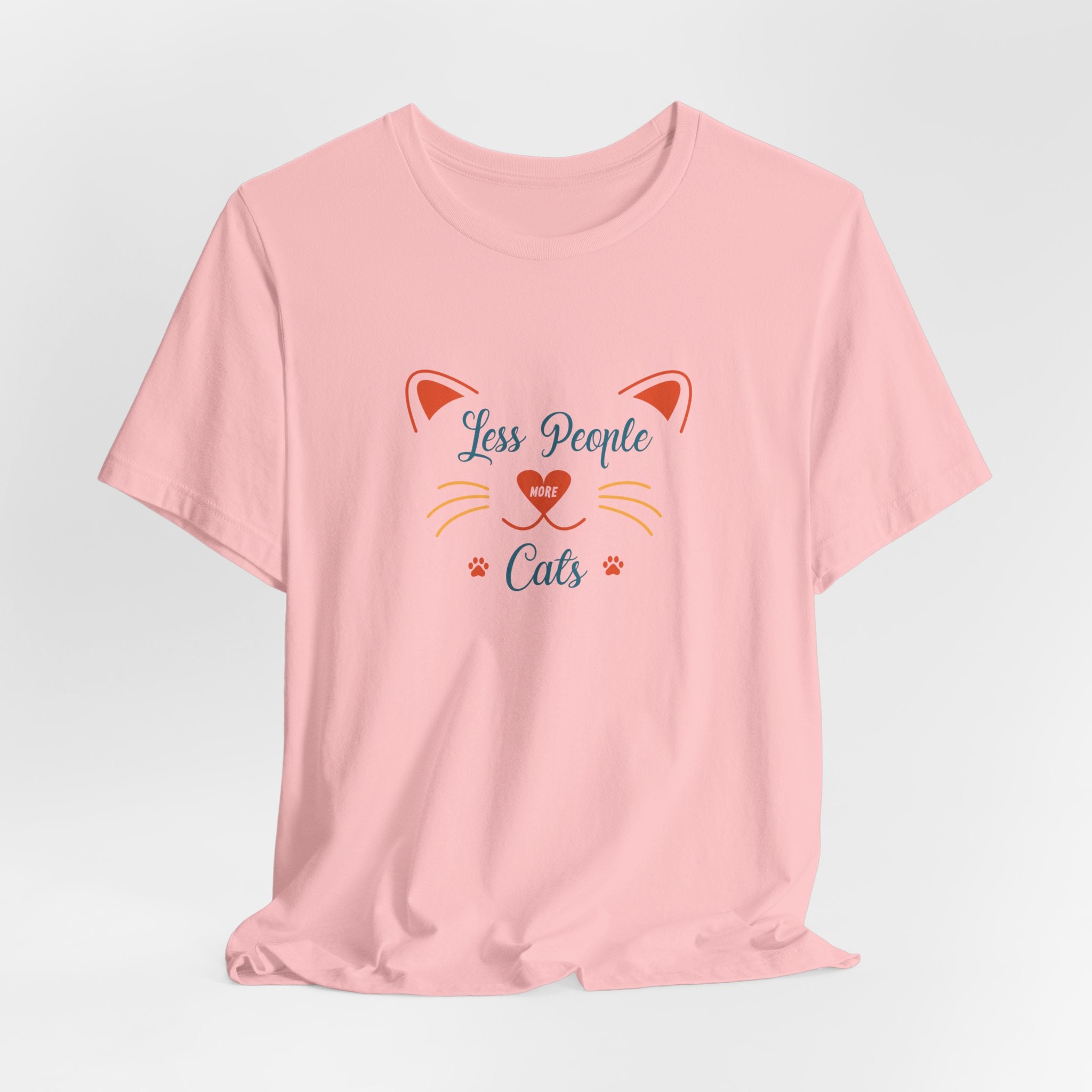Cute and Funny Cat Lover Unisex Heavy Cotton Tee, Perfect Gift for Cat Owners, Funny Cat Shirt, Animal Lover Apparel, Birthday Gift for Pet Lovers