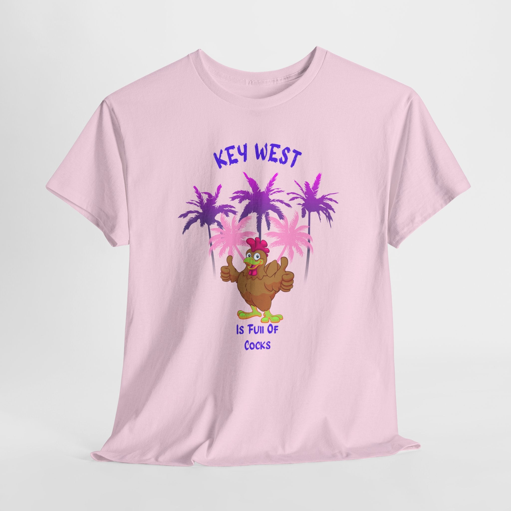 Key West Fun "Lots of Cocks" Unisex Heavy Cotton Tee,  Double Entendre