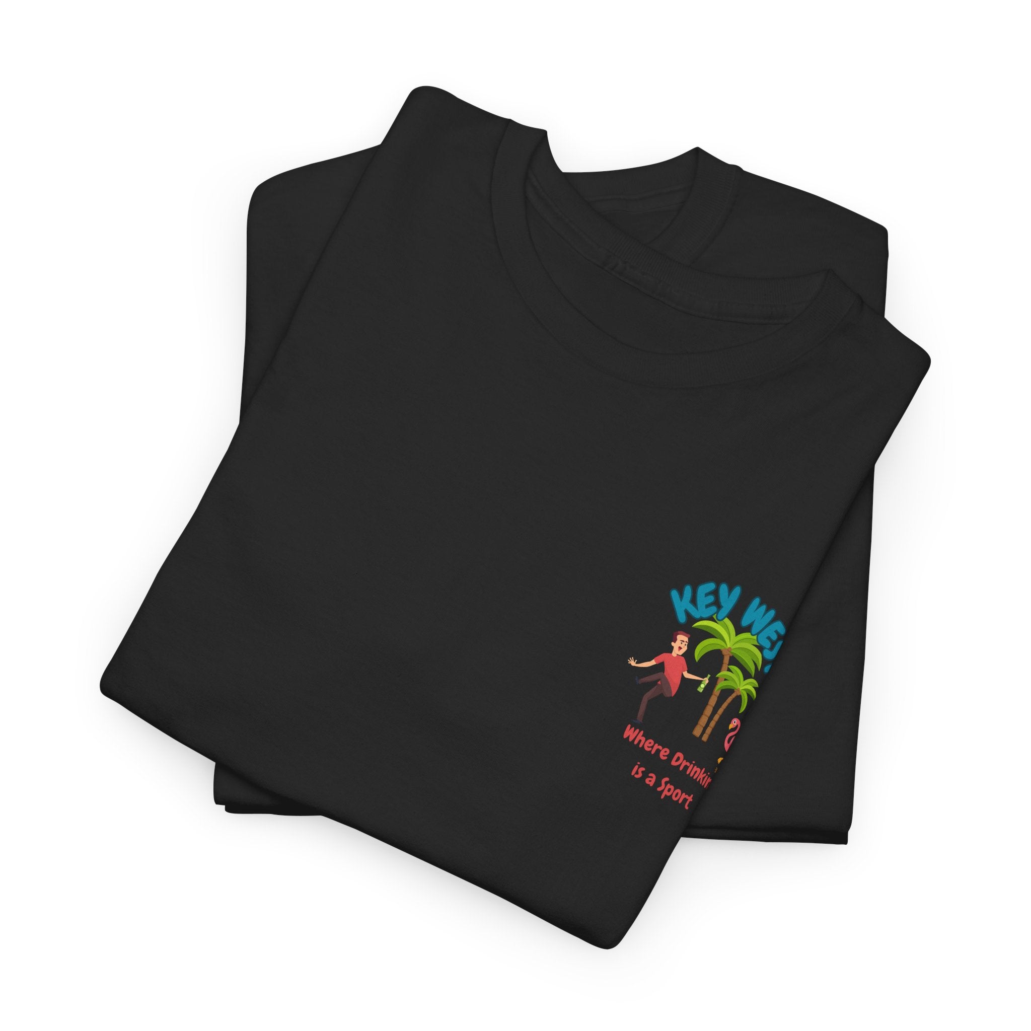 Funny Key West Drinking Unisex Tee, Casual Beachwear, Summer Outfits, Gift for Travelers, Everyday Comfort Tee