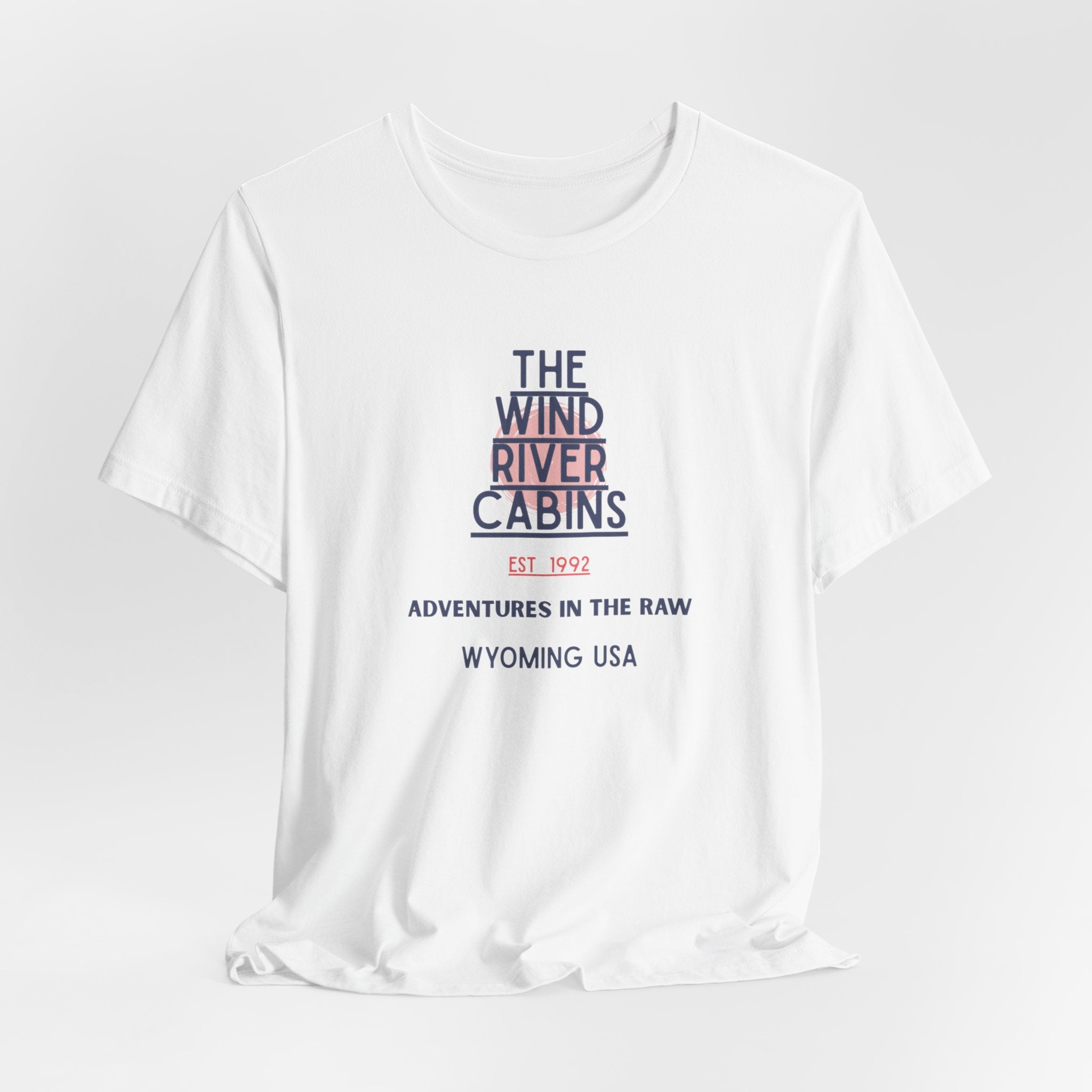 Wind River Cabins Adventure  (Clothing Optional Resort) Tee | Unisex Jersey Short Sleeve Shirt for Outdoor Enthusiasts, Travel Gifts, Cabin Decor, Nature Lover [...]