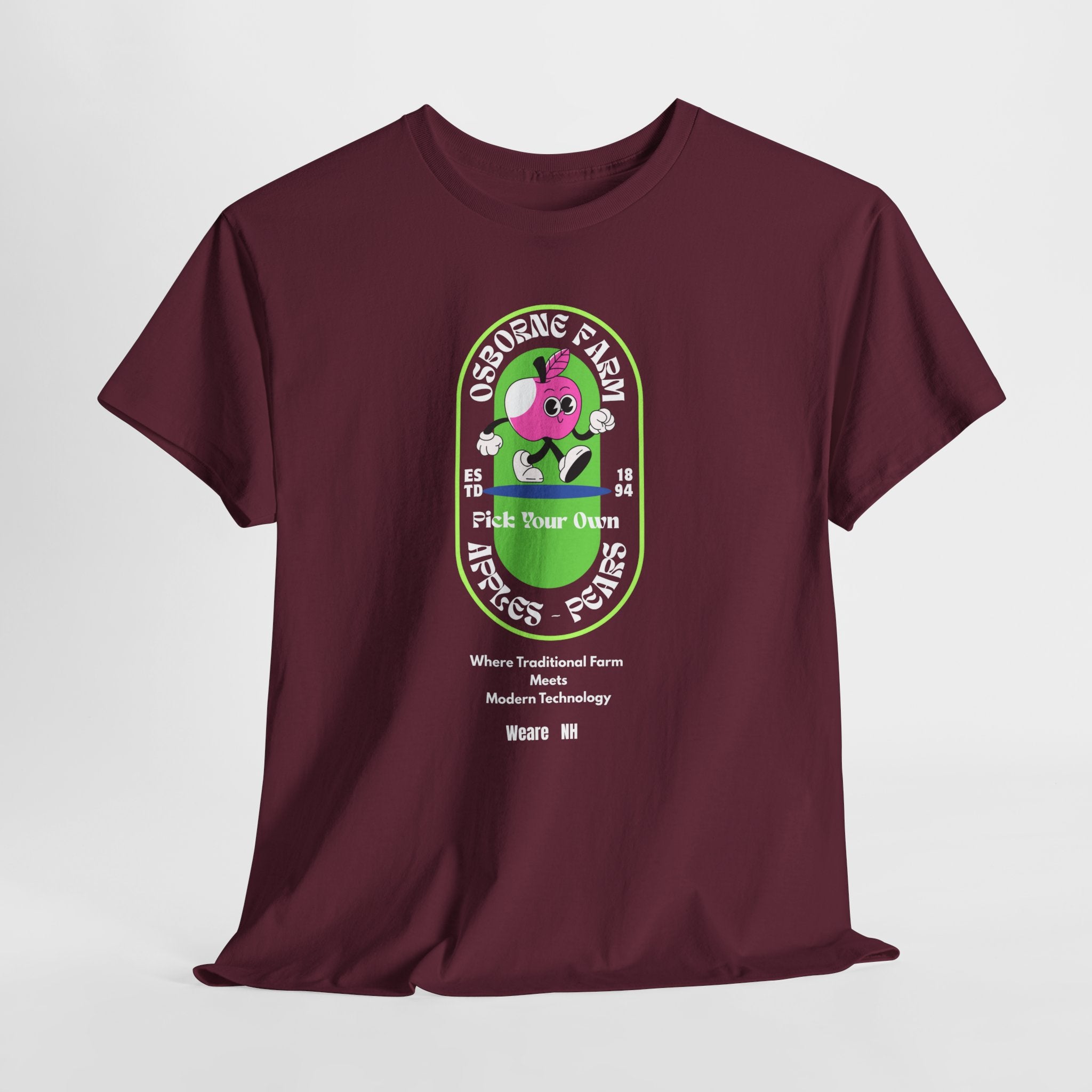 Iconic Osbourne Family Pick Your Own Farms - Weare NH Pick,  Unisex Heavy Cotton Tee