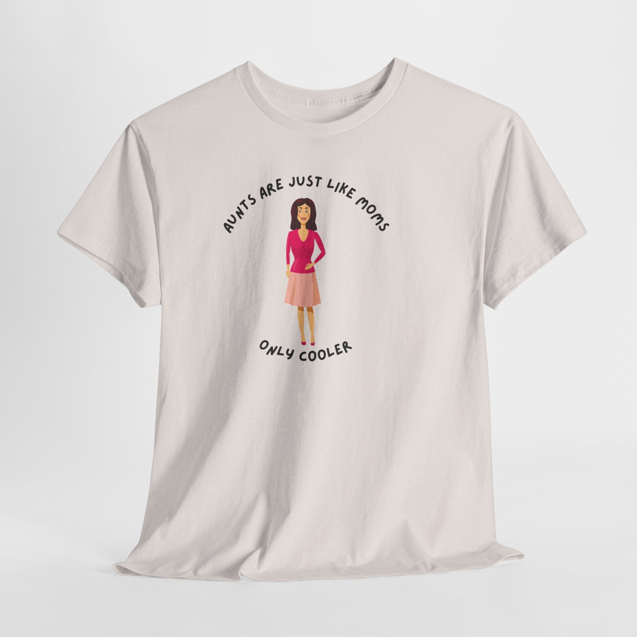 Fun Cool Aunt Unisex Heavy Cotton  Tee Shirt