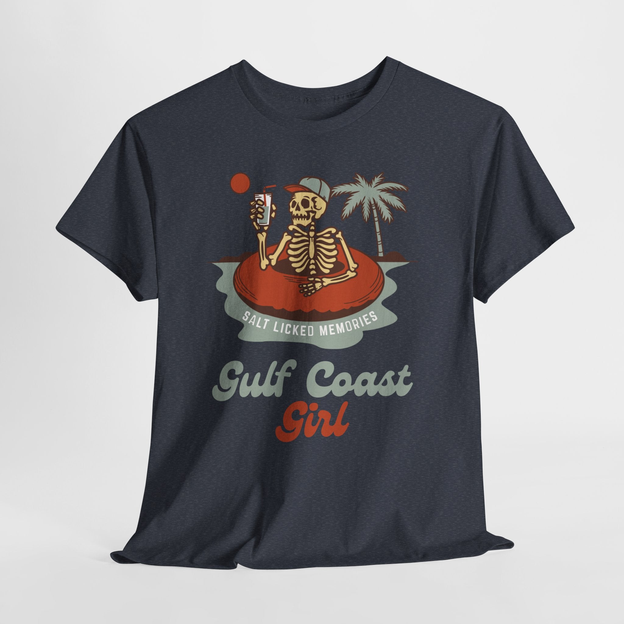 Proud and Edgy Dead Gulf Coast Girl Tee Shirt Unisex Heavy Cotton