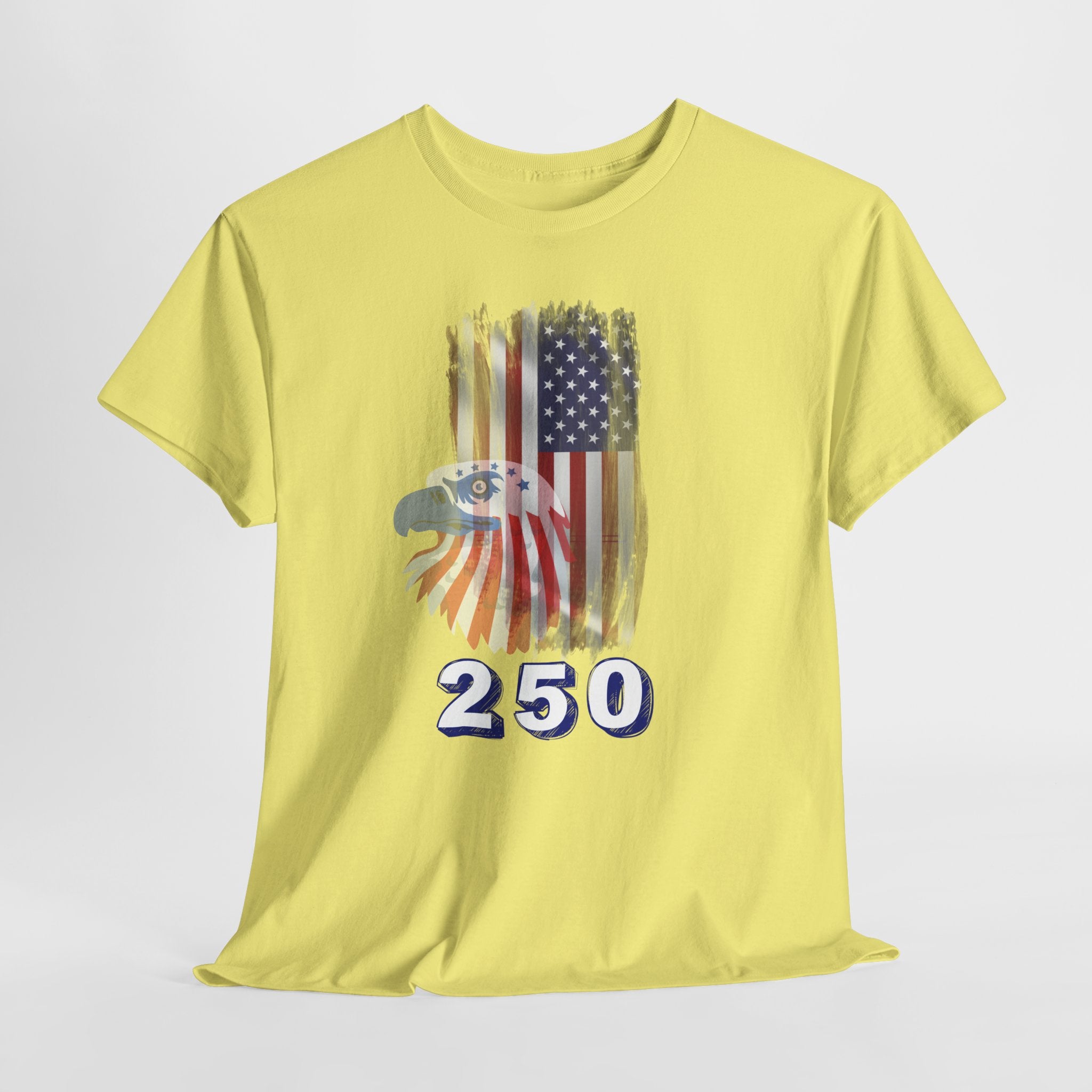 Celebrate the 250th Birthday with Patriotic Flag and Eagle Tee, Unisex T-Shirt, American Flag Shirt, Fourth of July Gift, Freedom Apparel, USA Pride Wear, Casual Summer Top