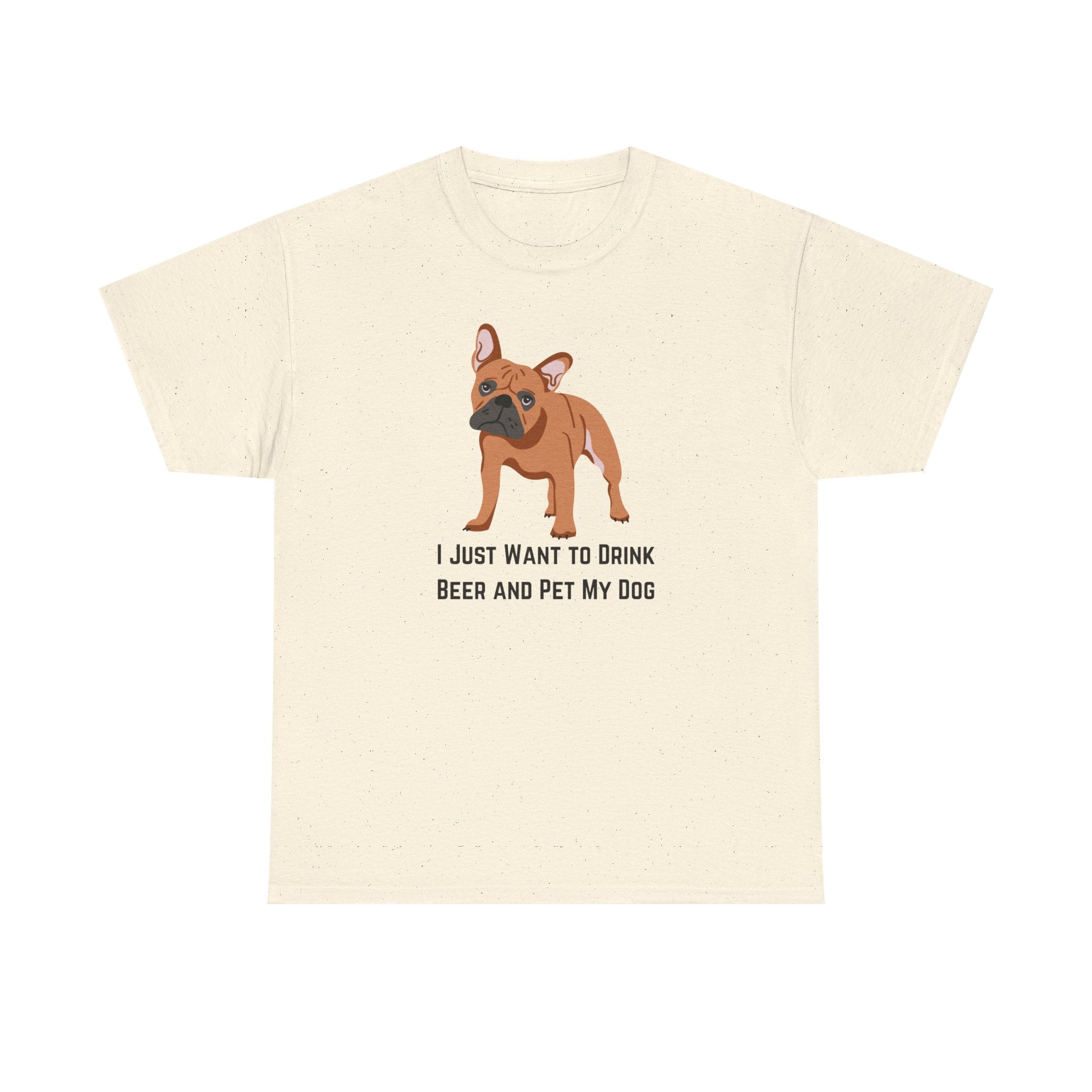 Dog Lover Tee: I Just Want to Drink Beer and Pet My Dog, Unisex Cotton T-Shirt, Gift for Dog Owners, Pet Lovers Apparel, Casual Wear, [...]
