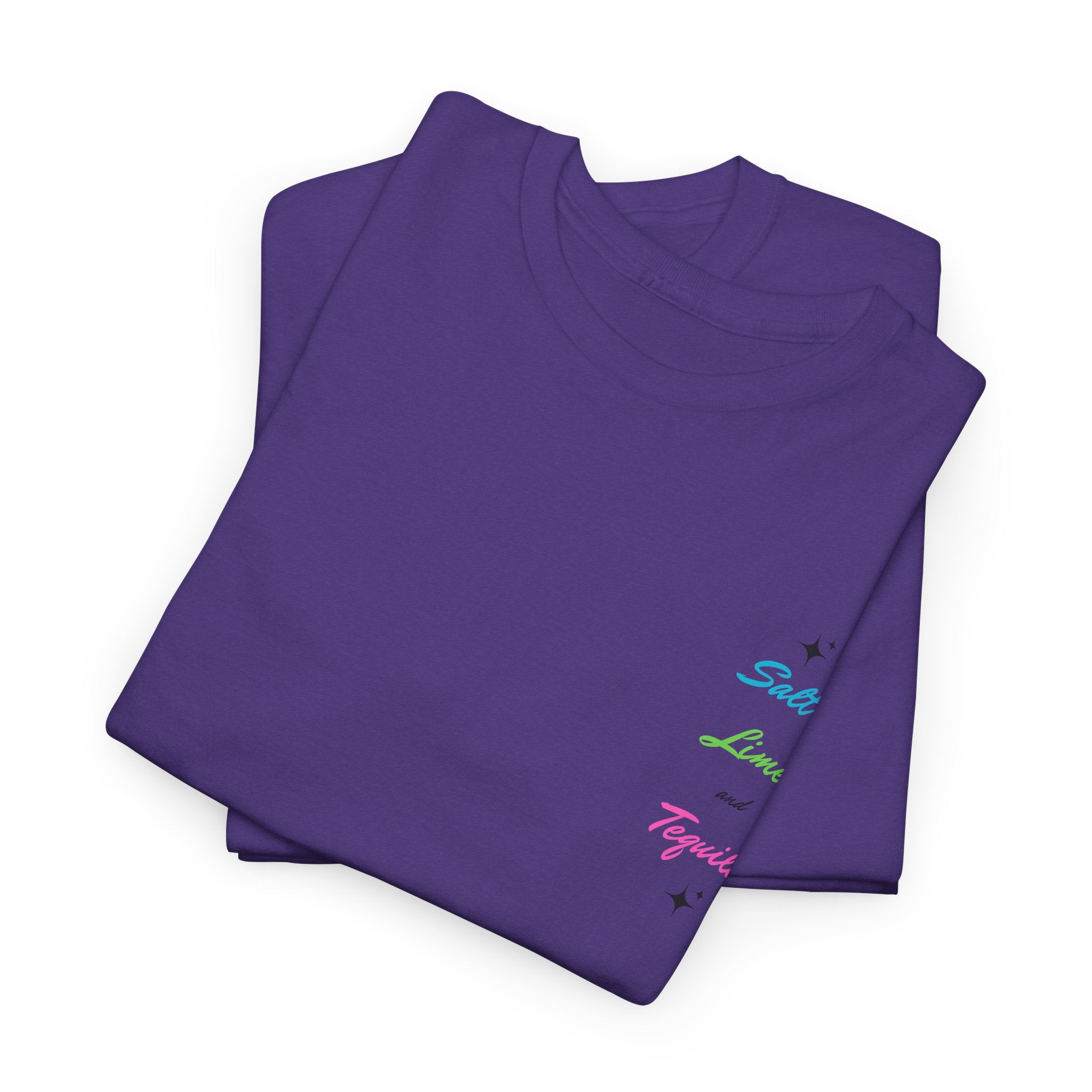 Fun Classic Salt- Lime- Tequila Unisex Heavy Cotton T Shirt, Drink the Summer Up