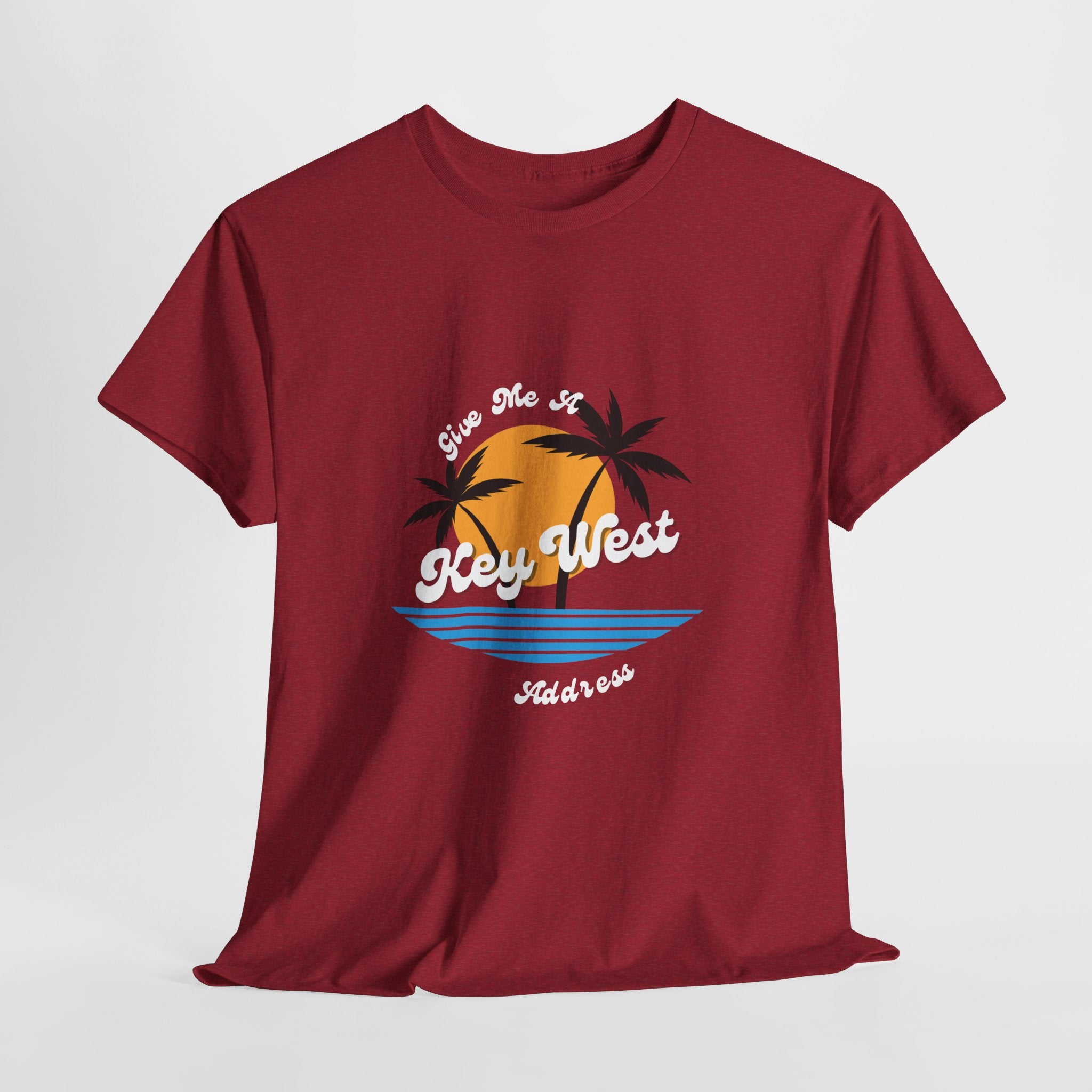 Even Kids shout...Give Me A Key West Address Unisex Tee,  Adult sizes too Summer Graphic Tee, Vacation Shirt, Beachwear, Fun Gift for Friends, Family Getaways