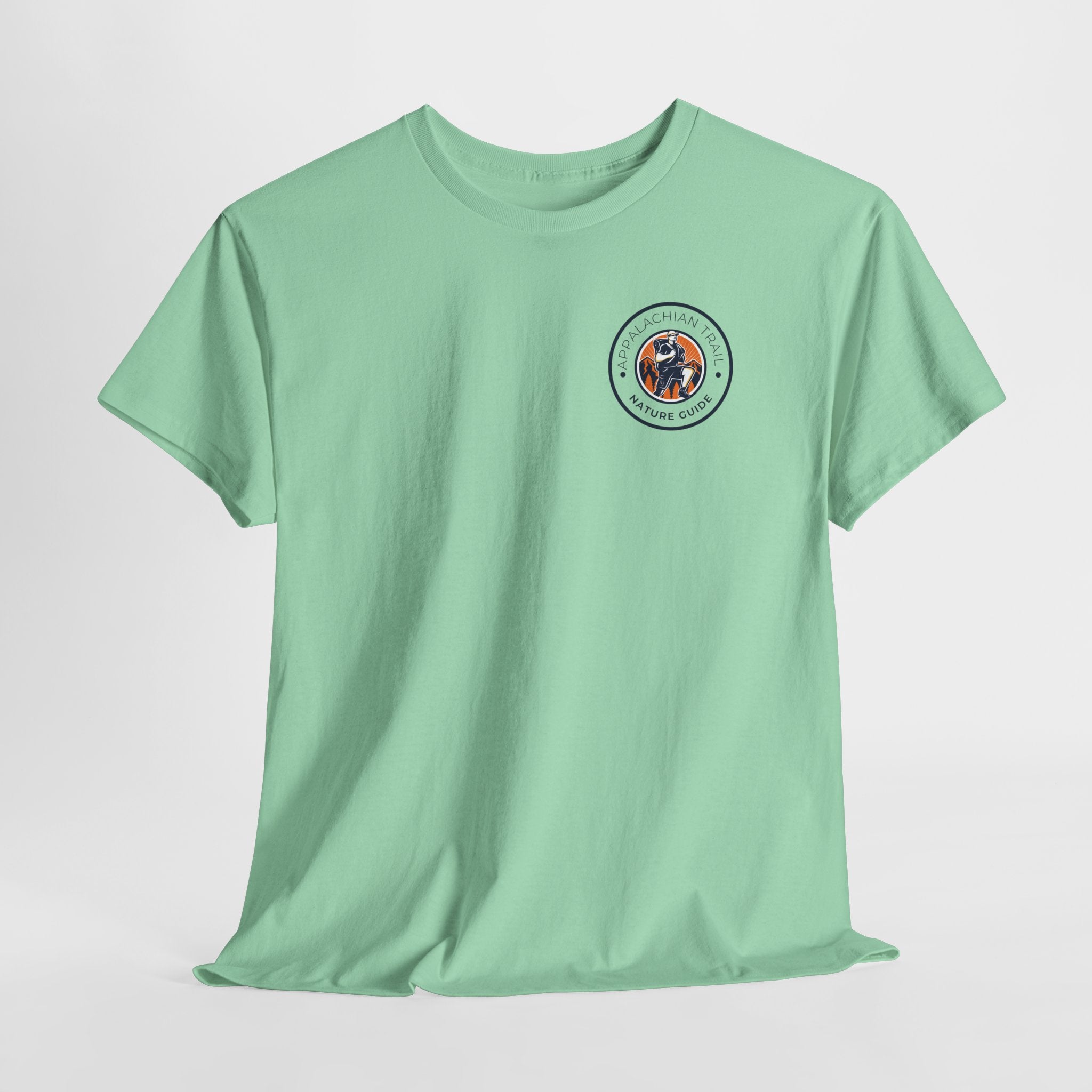 Authentic Appalachian Trail Guide Unisex Heavy Cotton Tee with Vintage Graphic | Casual Shirt for Every Day, Gift for Him, Birthday Tee, Summer Wear, Festival Outfit