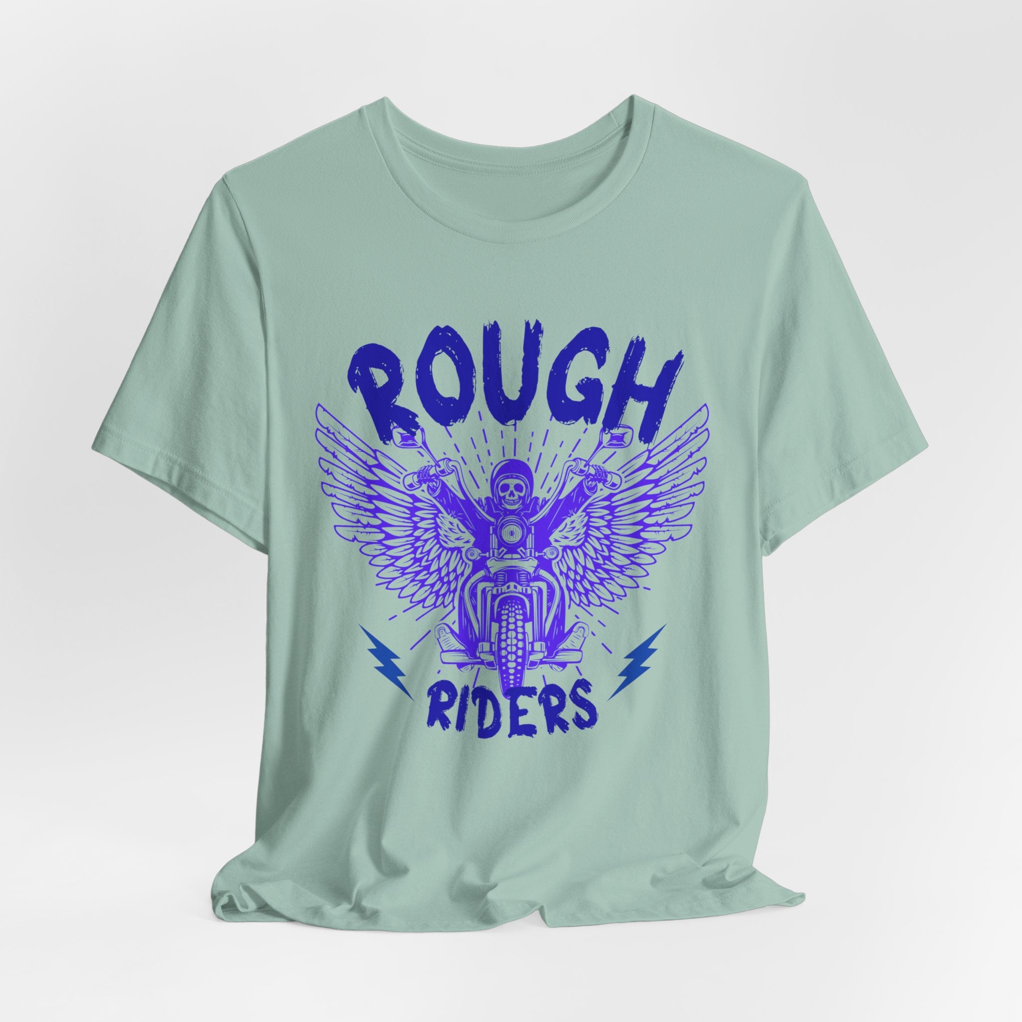 Rough Riders Motorcycle Tee | Unisex Vintage T-Shirt | Biker Apparel | Gift for Him | Casual Cool Shirt | Freedom Ride Fashion
