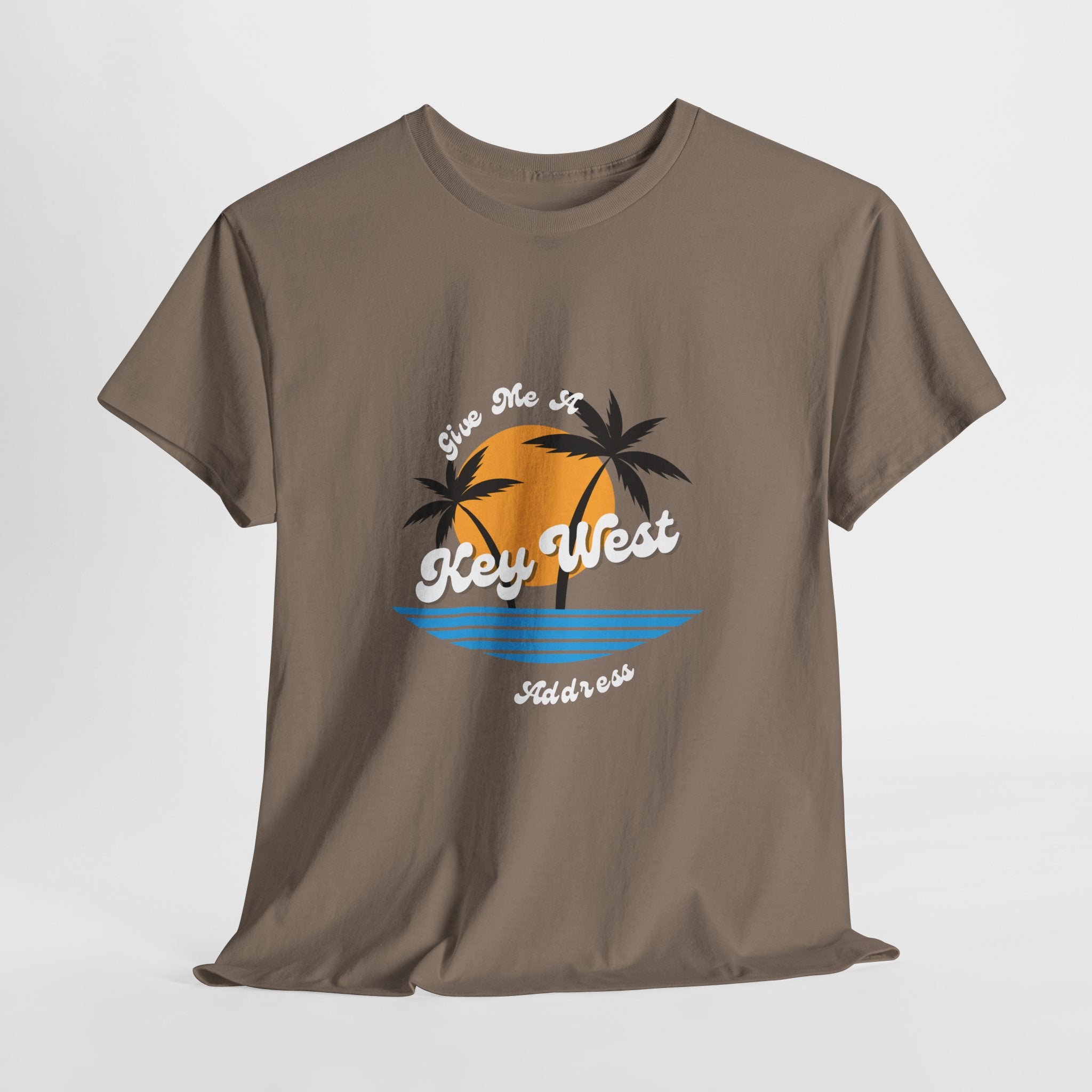 Even Kids shout...Give Me A Key West Address Unisex Tee,  Adult sizes too Summer Graphic Tee, Vacation Shirt, Beachwear, Fun Gift for Friends, Family Getaways