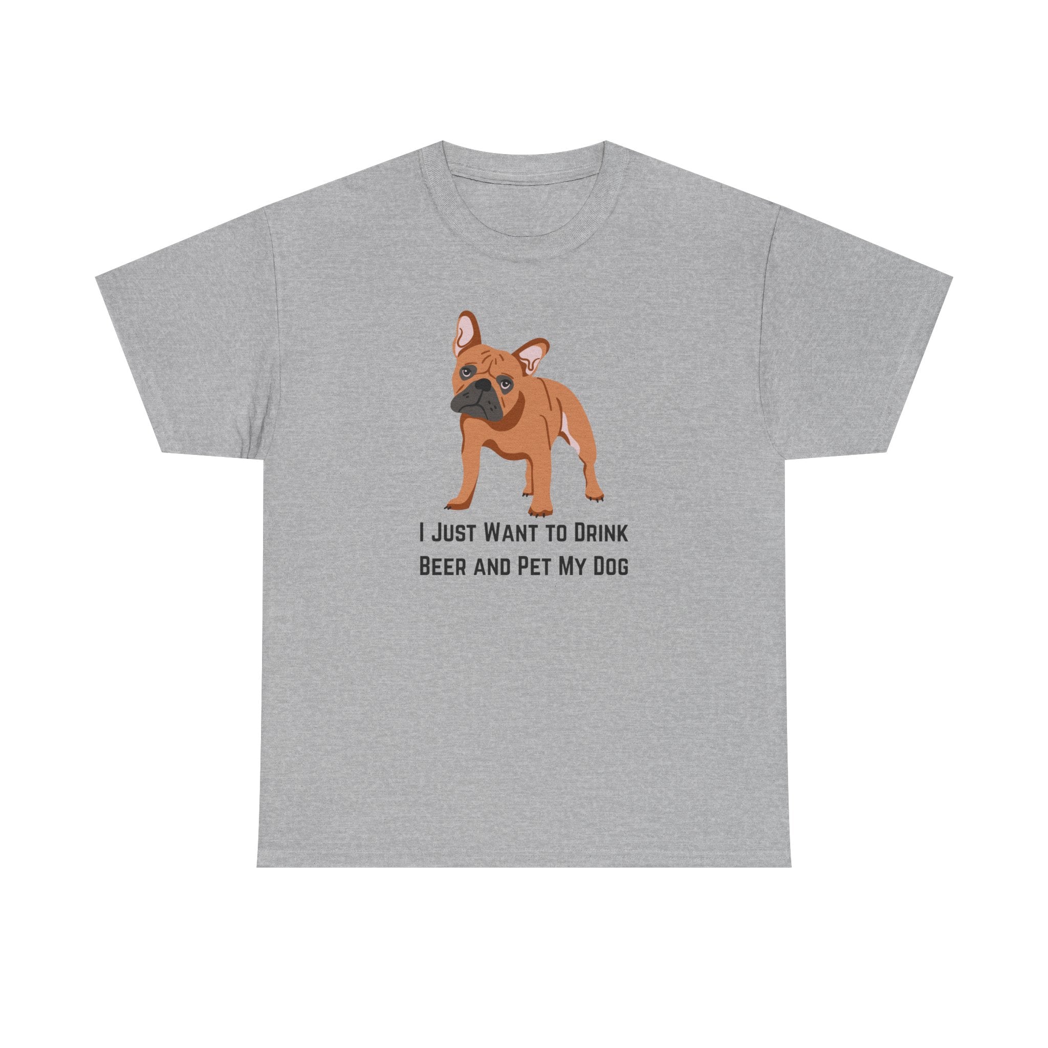 Dog Lover Tee: I Just Want to Drink Beer and Pet My Dog, Unisex Cotton T-Shirt, Gift for Dog Owners, Pet Lovers Apparel, Casual Wear, [...]