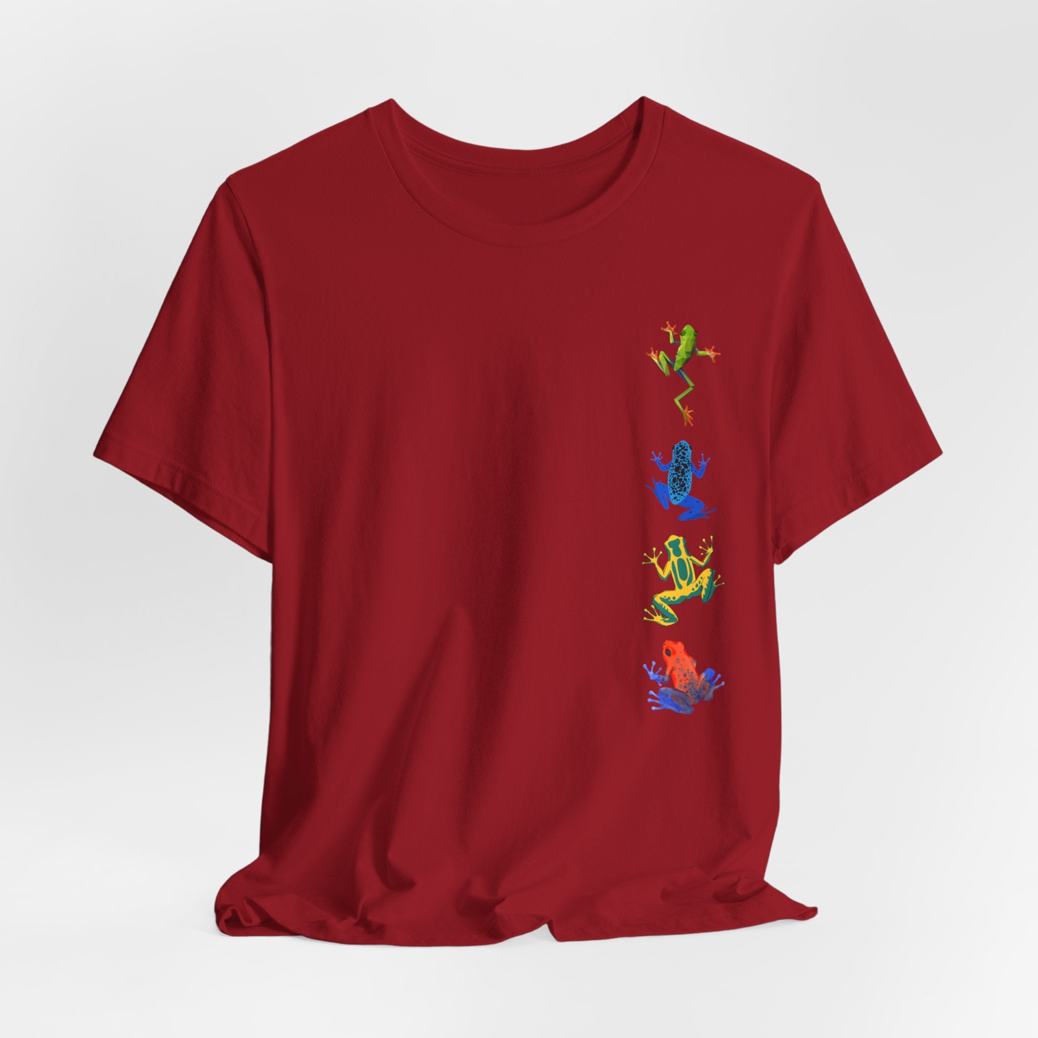 Stacked Tree Frog Dance Unisex Tee - Fun Graphic Shirt for Nature Lovers, Great for Parties, Gifts, Summer Events, and Casual Outings