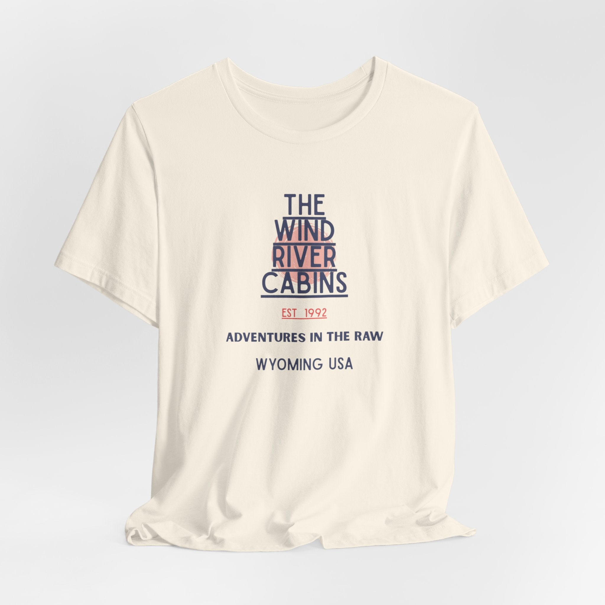 Wind River Cabins Adventure  (Clothing Optional Resort) Tee | Unisex Jersey Short Sleeve Shirt for Outdoor Enthusiasts, Travel Gifts, Cabin Decor, Nature Lover [...]