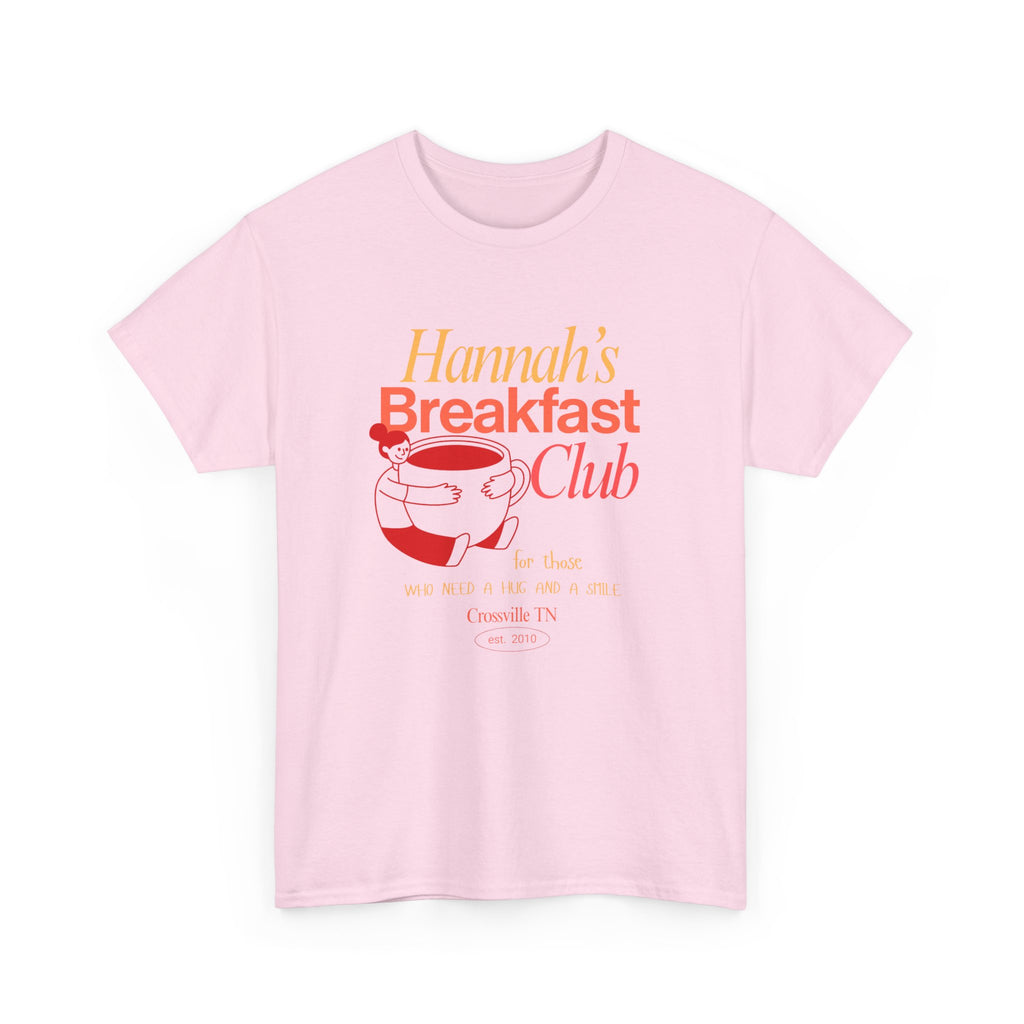Little Crossville TN has a Favorite Food Place  Hannah's Breakfast Club Unisex Tee - Perfect Gift for Friends, Cozy Days, Brunch & Gatherings, Cute Casual Wear, Fun Group Activities