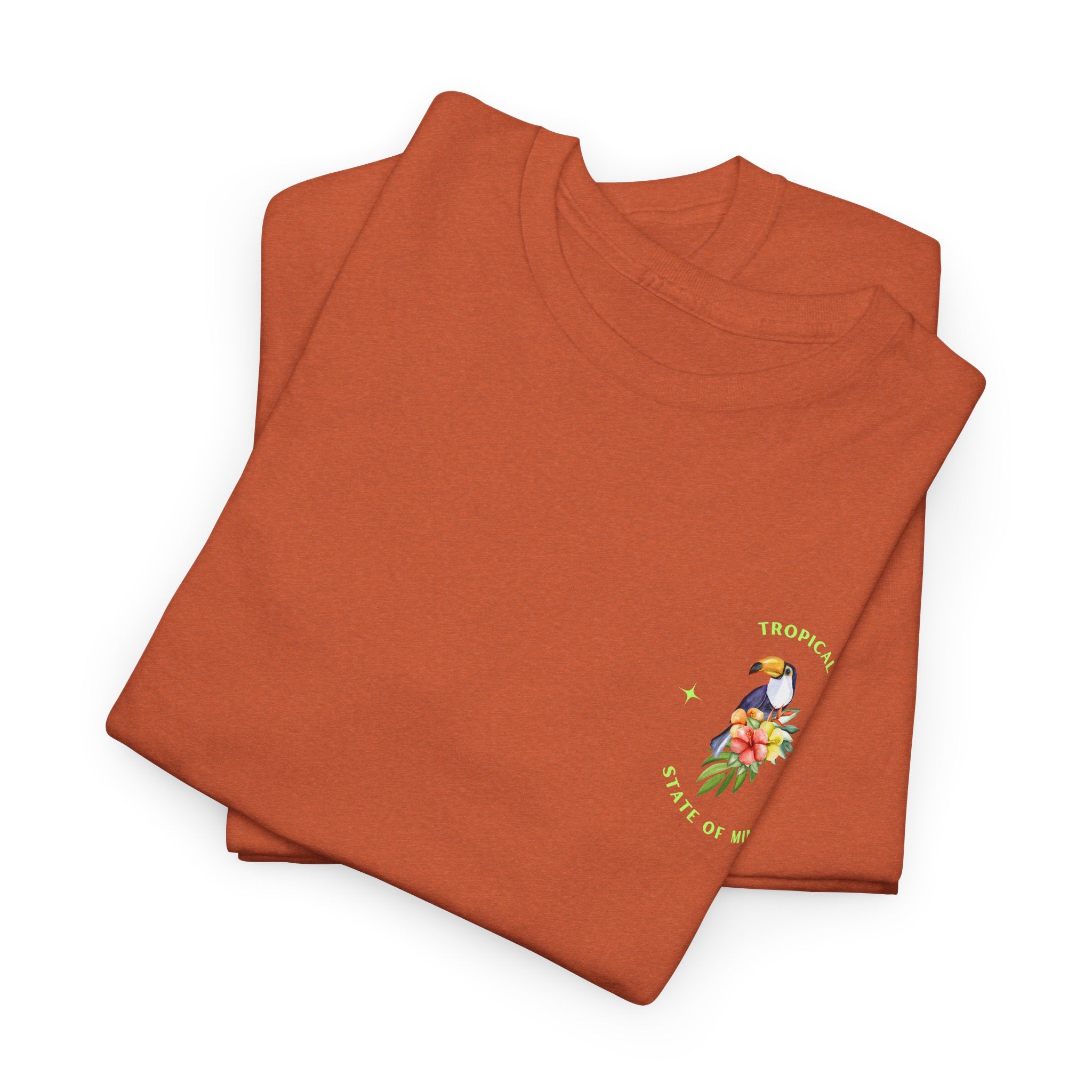 Livi'n in a Tropical State of Mind T Shirt, Summer Shirt, Beachwear, Vacation Top, Gift for Him/Her, Graphic Cotton Tee