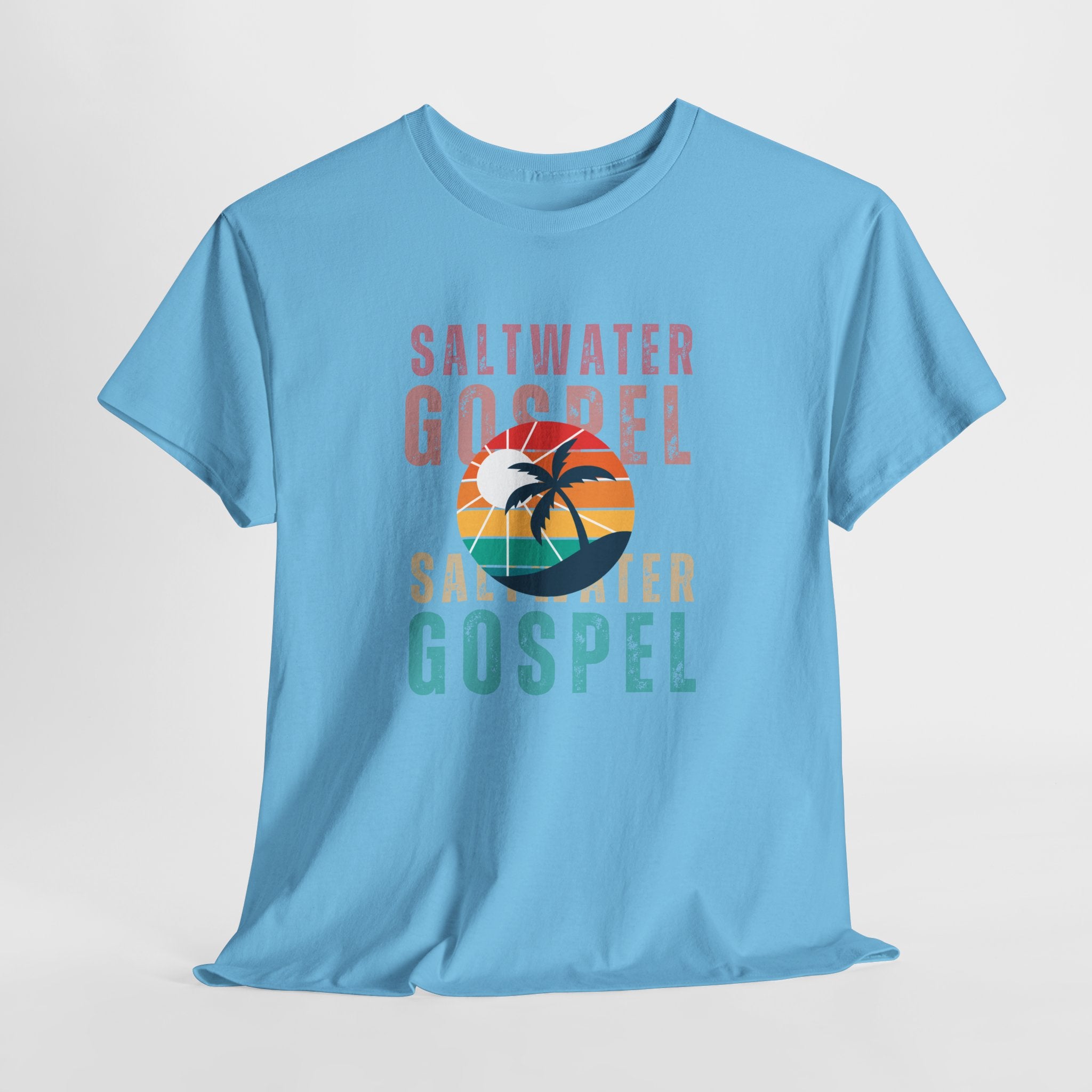 Colorful Retro designed Saltwater Gospel  Unisex T Shirt Perfect for Beach, Party, Workout...or just hangin