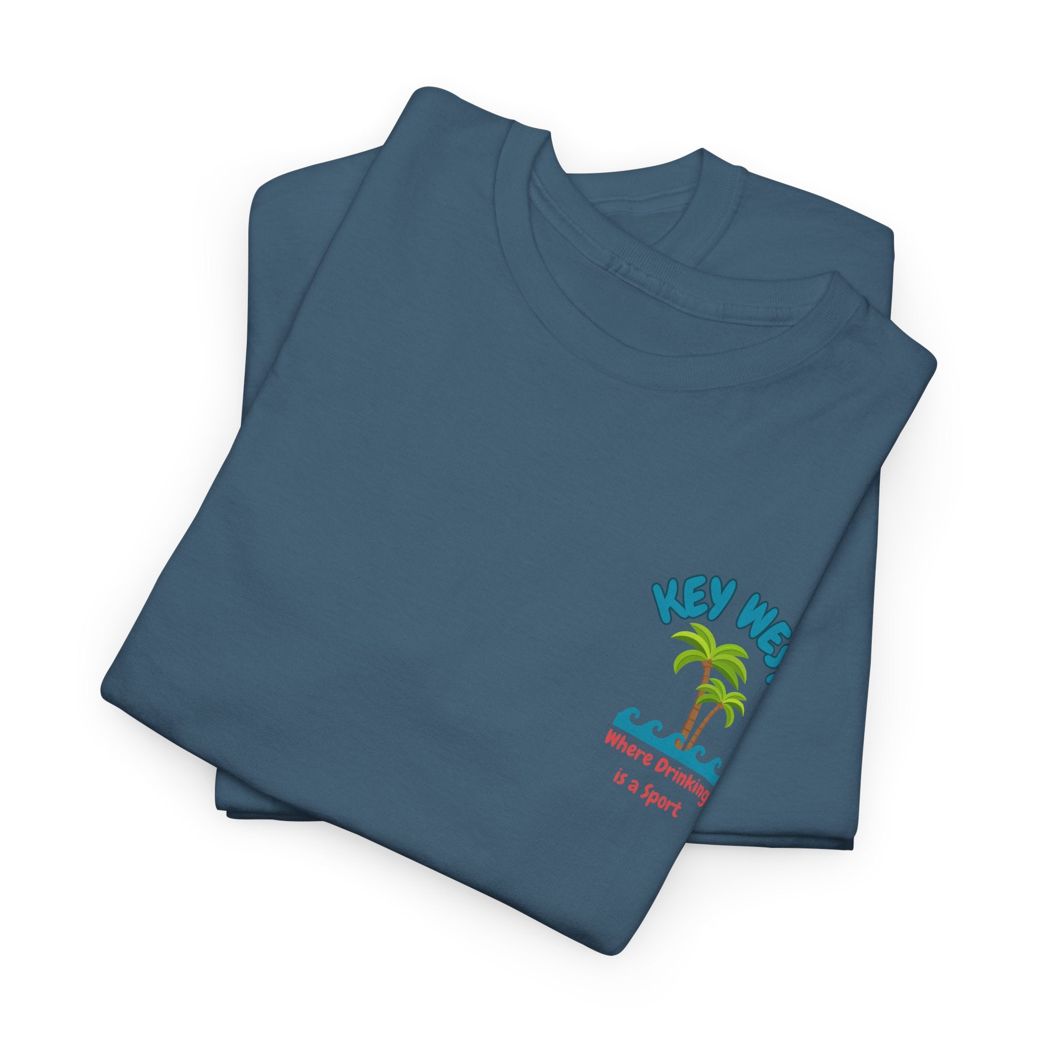 Funny Drinking is a Sport - 'Key West' Graphic Tee, Travel Shirt, Casual Wear, Beach Apparel, Summer Outfit