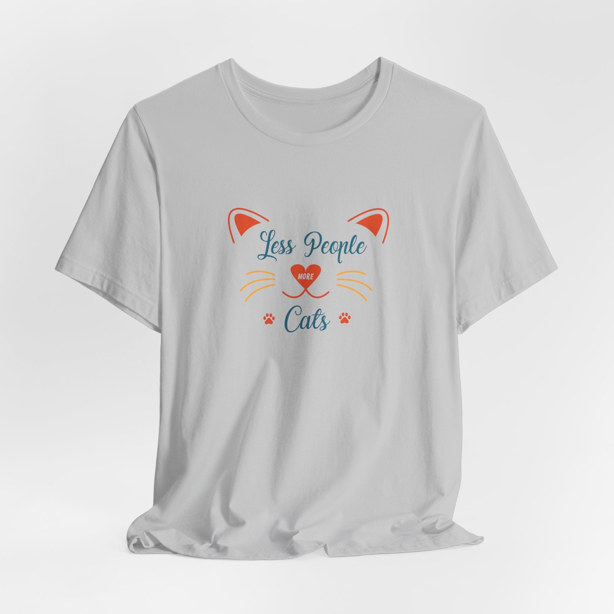 Cute and Funny Cat Lover Unisex Heavy Cotton Tee, Perfect Gift for Cat Owners, Funny Cat Shirt, Animal Lover Apparel, Birthday Gift for Pet Lovers