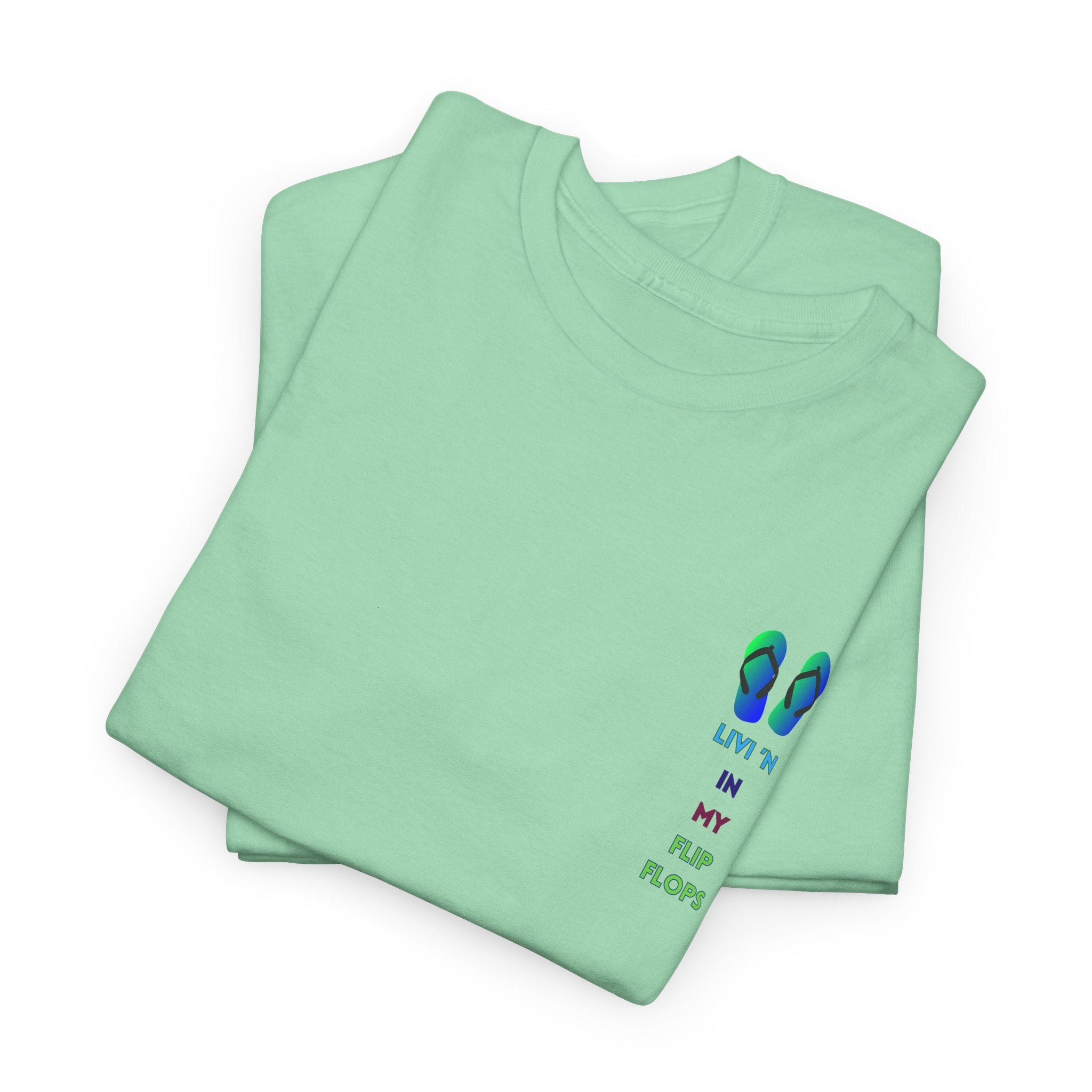 Young and Young at Heart...we all want that Flip Flop Attitude Tee Shirt  Perfect for the Beach or Pool