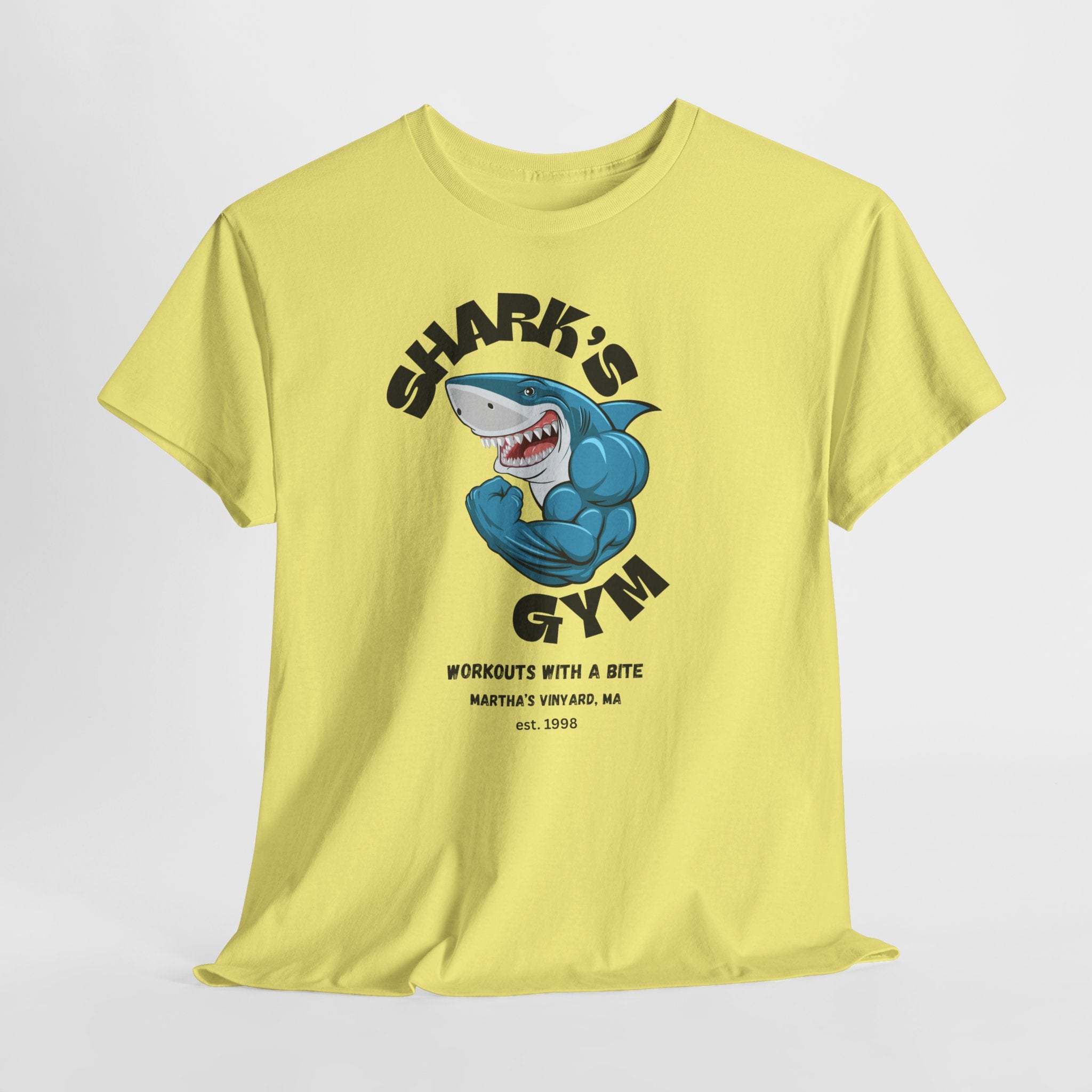 World Famous Sharkys Gym Martha's Vineyard, MA Tee