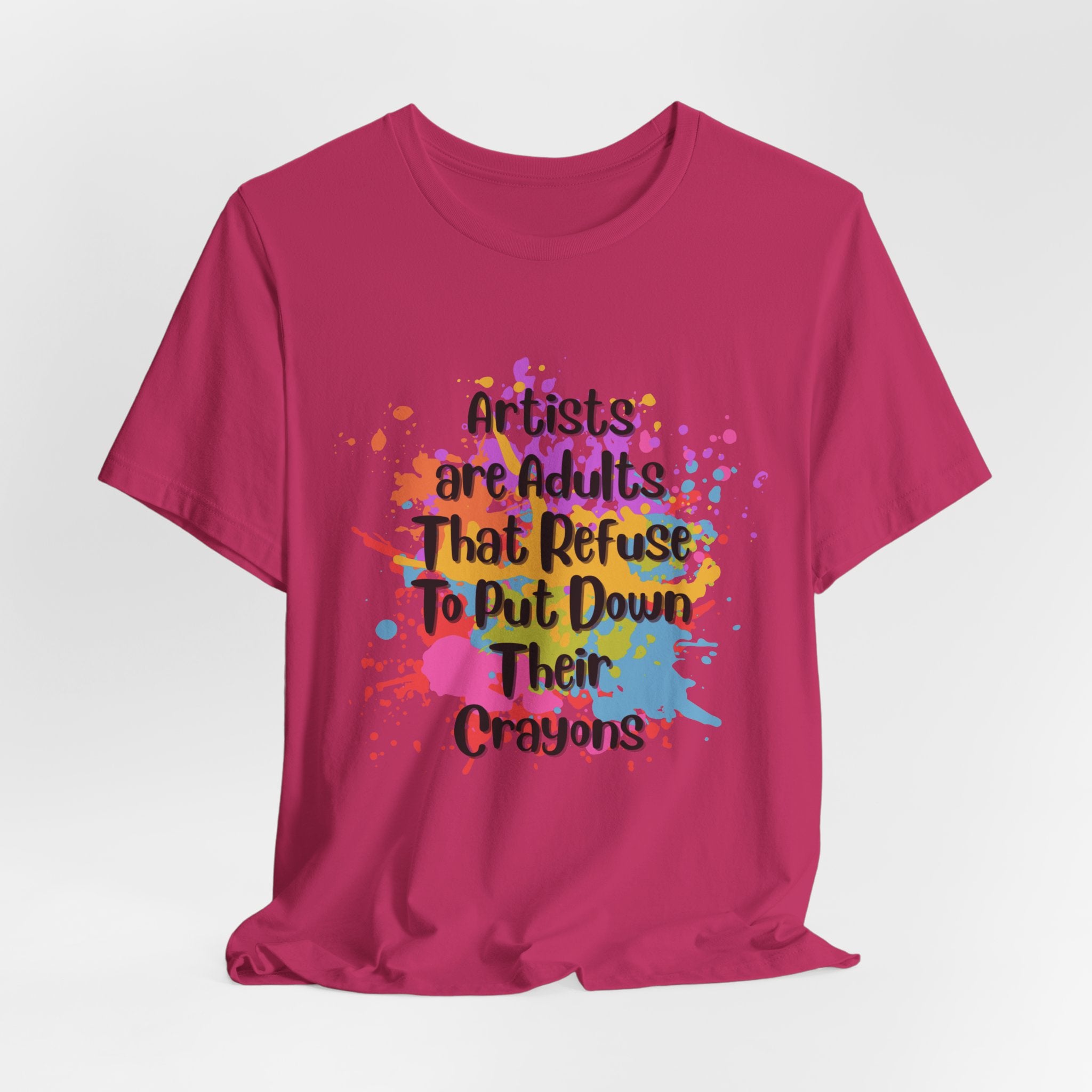 Fun Creative Artist Unisex Heavy Cotton Tee for Art Lovers, Gift for Artists, Quirky T-Shirt, Fun Casual Wear, Birthday Gift, Art Enthusiast Shirt