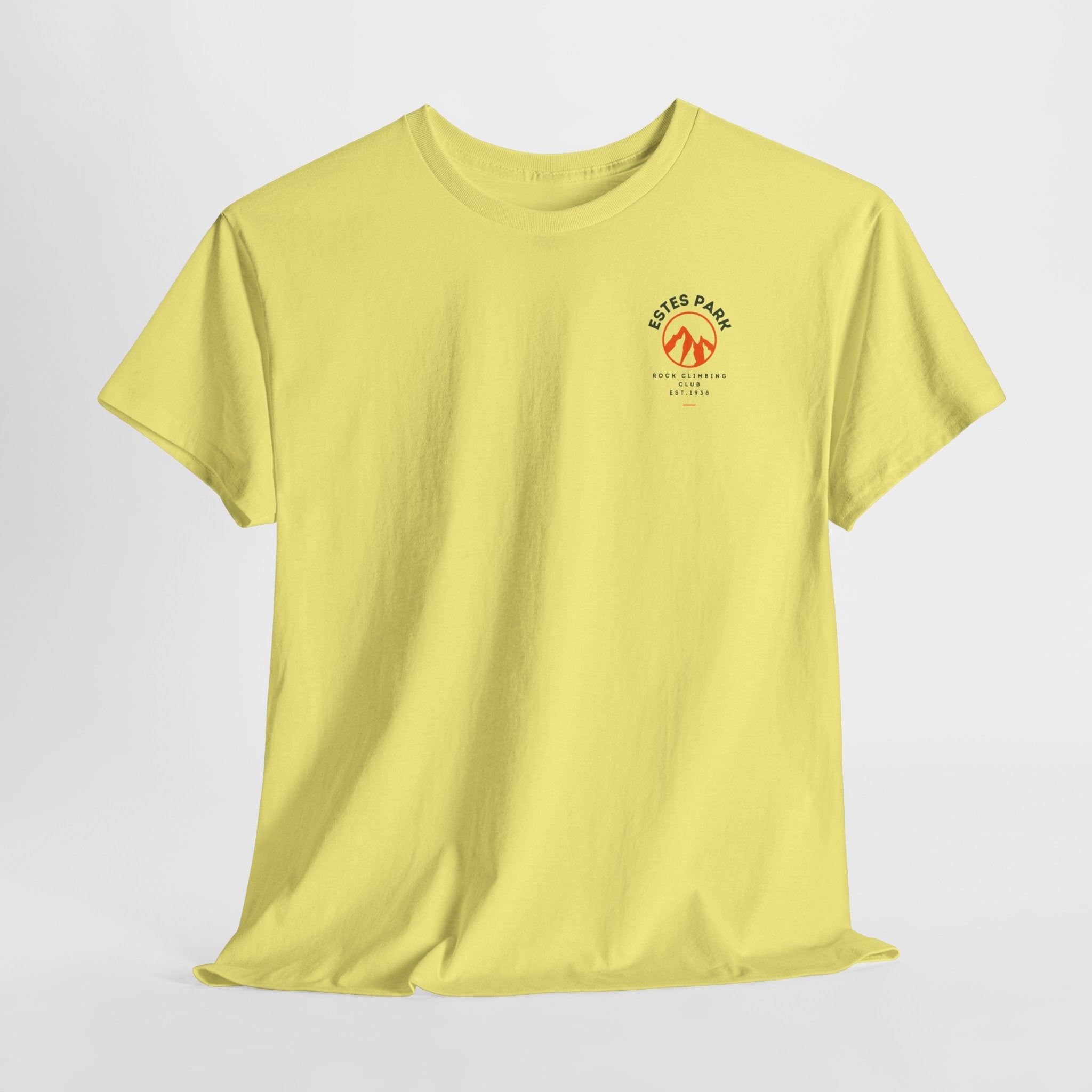 Estes Park Colorado Climbing Club Unisex Heavy Cotton Tee - Casual Comfort for Everyday Wear | Perfect Gift for Birthdays, Holidays, and Celebrations, Graphic Tee, [...]