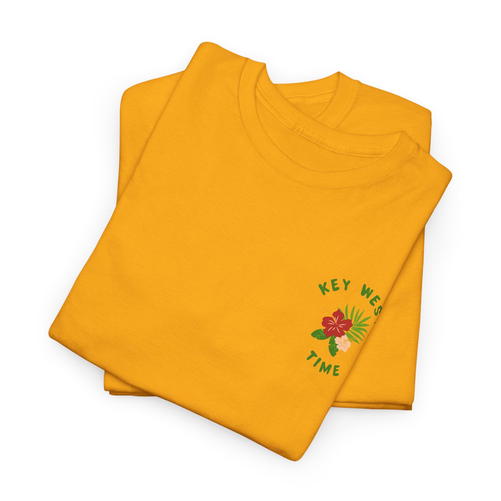 Classic Key West Time Comfortable Casual Heavy Unisex Tee Shirt