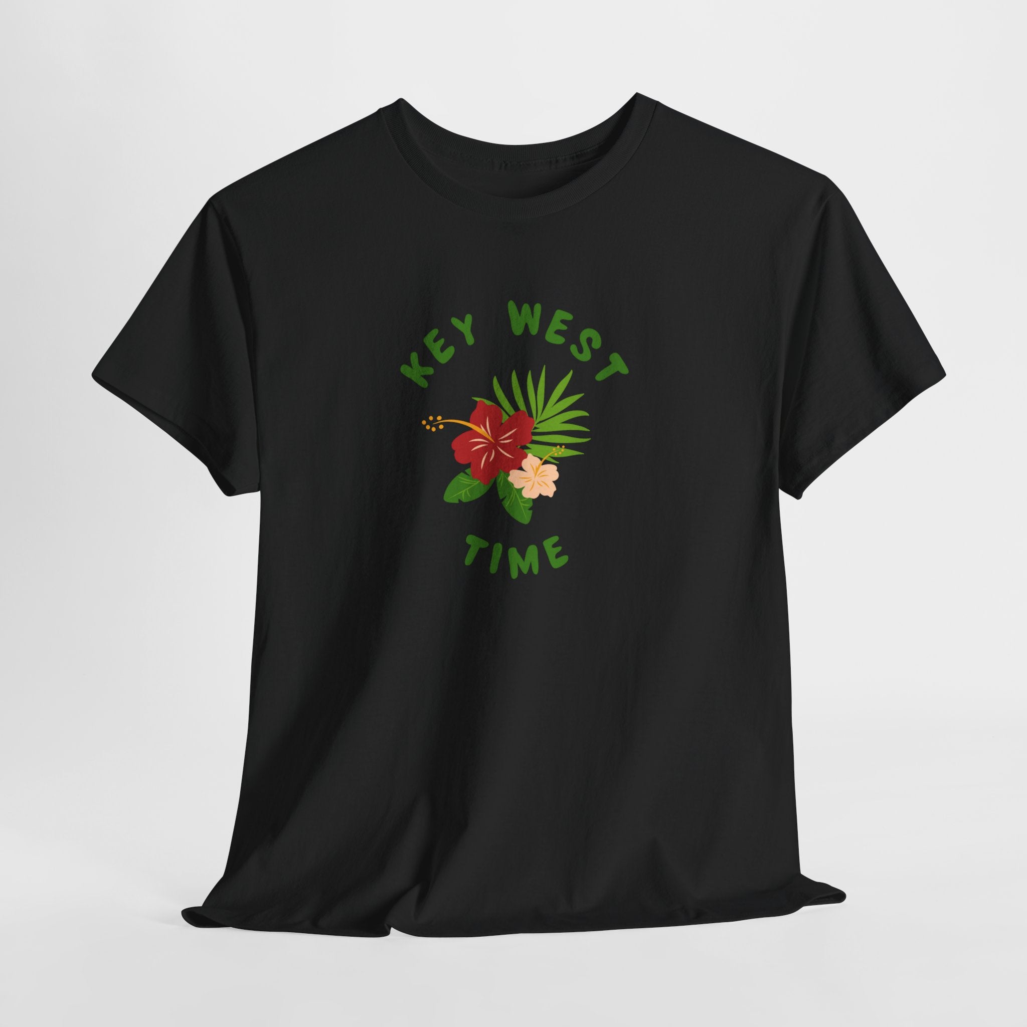 Who wouldn't want to Live on Key West Time  Fun Tropical Beachy Unisex Tee Shirt