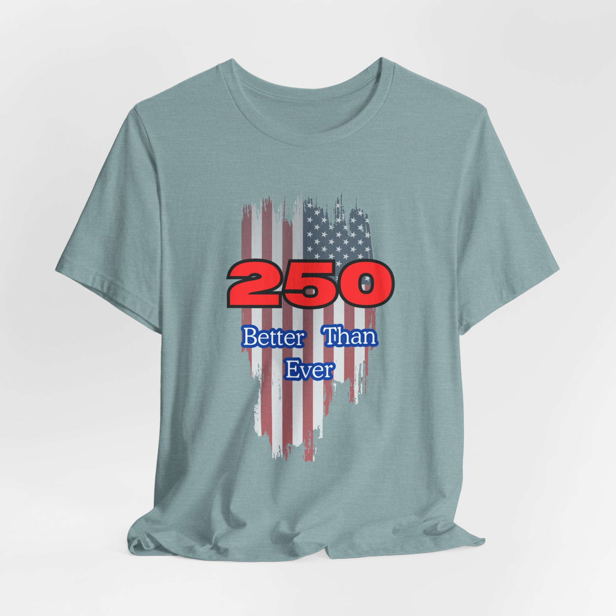 Celebrate USA's 250th Birthday with this Patriotic: Unisex Jersey Tee for Holidays, Fun Events, Gifts, Casual Wear, Patriotic Celebrations