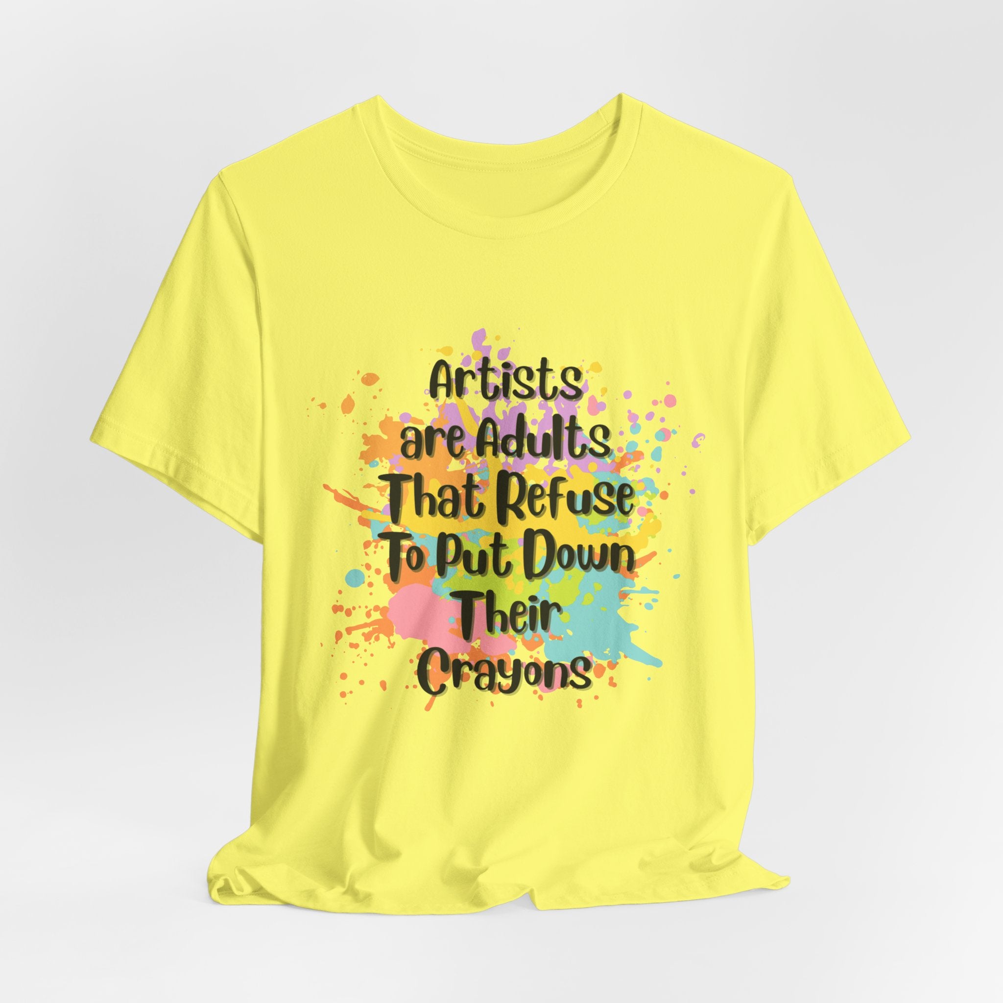 Fun Creative Artist Unisex Heavy Cotton Tee for Art Lovers, Gift for Artists, Quirky T-Shirt, Fun Casual Wear, Birthday Gift, Art Enthusiast Shirt