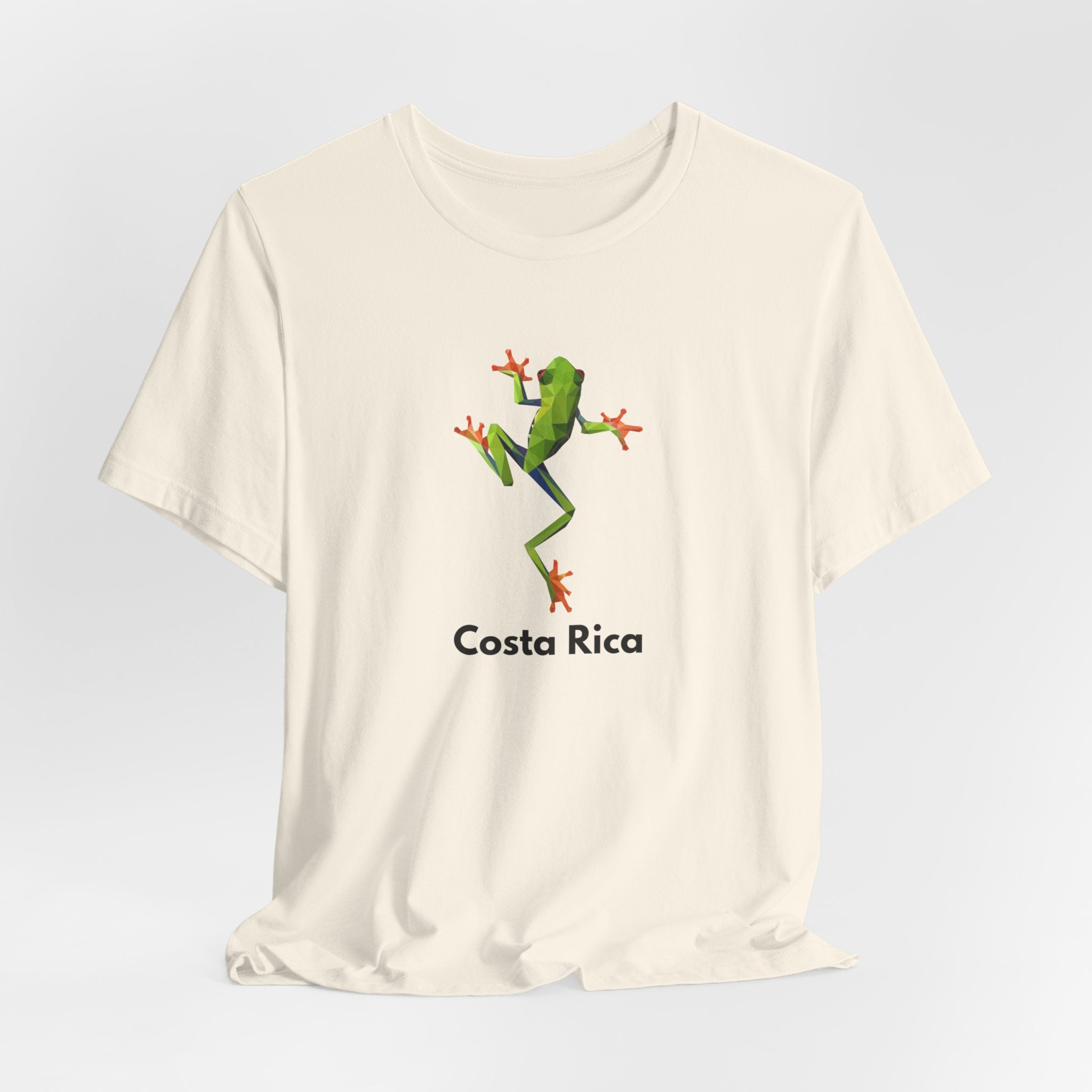 Costa Rica Tree Frog Tee, Unisex Jersey Tee, Cute Animal Shirt, Travel Gift, Costa Rica Souvenir, Tropical Vibes, Graphic T-Shirt