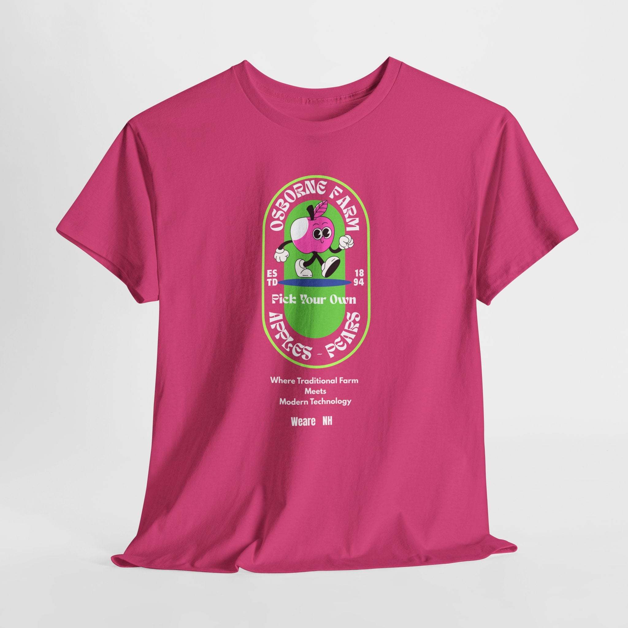 Iconic Osbourne Family Pick Your Own Farms - Weare NH Pick,  Unisex Heavy Cotton Tee