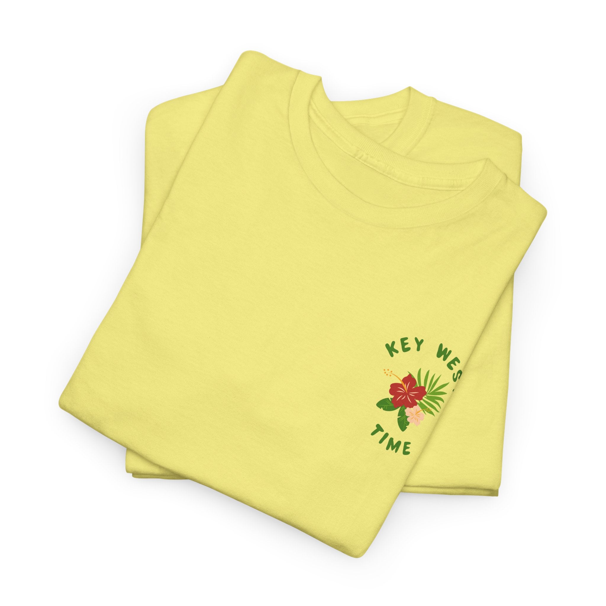 Classic Key West Time Comfortable Casual Heavy Unisex Tee Shirt