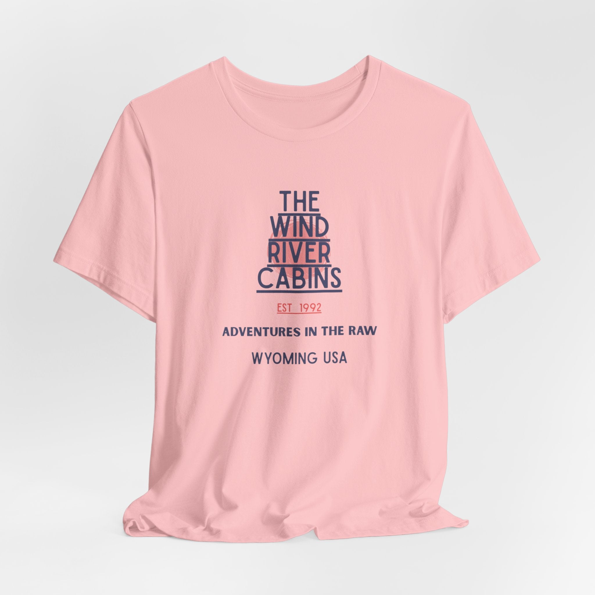 Wind River Cabins Adventure  (Clothing Optional Resort) Tee | Unisex Jersey Short Sleeve Shirt for Outdoor Enthusiasts, Travel Gifts, Cabin Decor, Nature Lover [...]