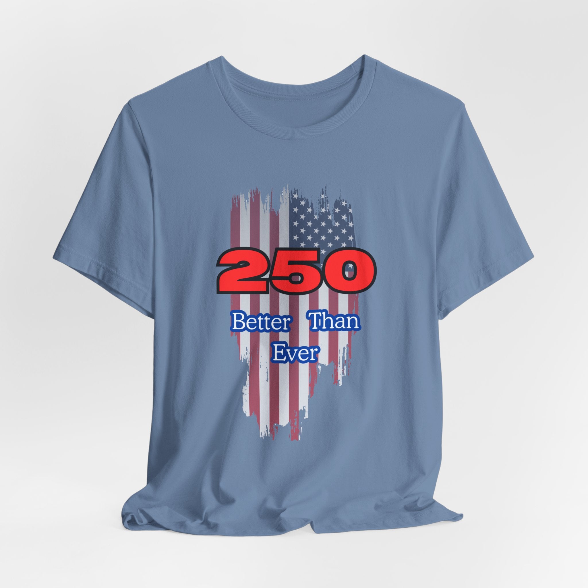 Celebrate USA's 250th Birthday with this Patriotic: Unisex Jersey Tee for Holidays, Fun Events, Gifts, Casual Wear, Patriotic Celebrations
