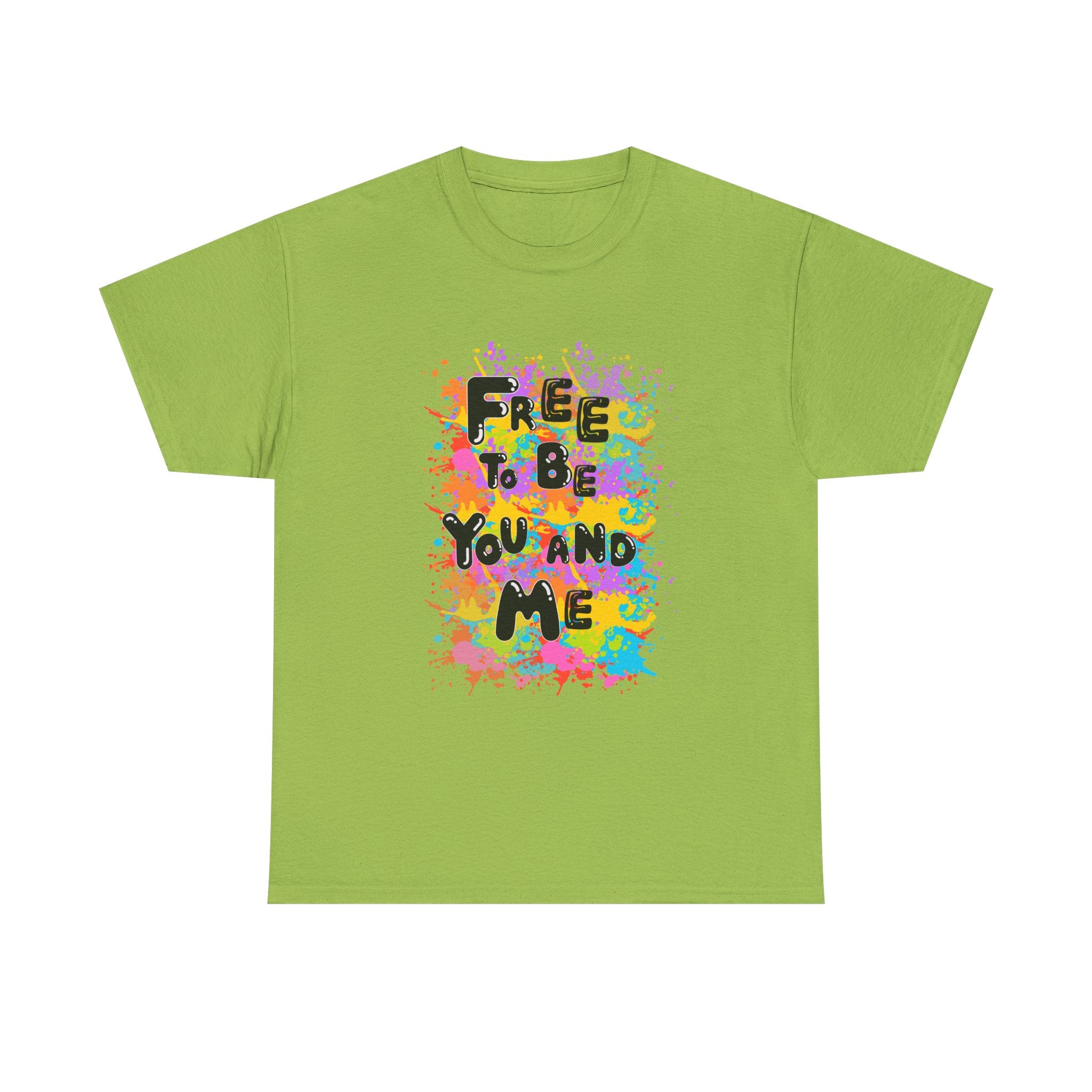 Celebrate and Proclaim That We Are Free to Be You and Me Unisex Heavy Cotton Tee
