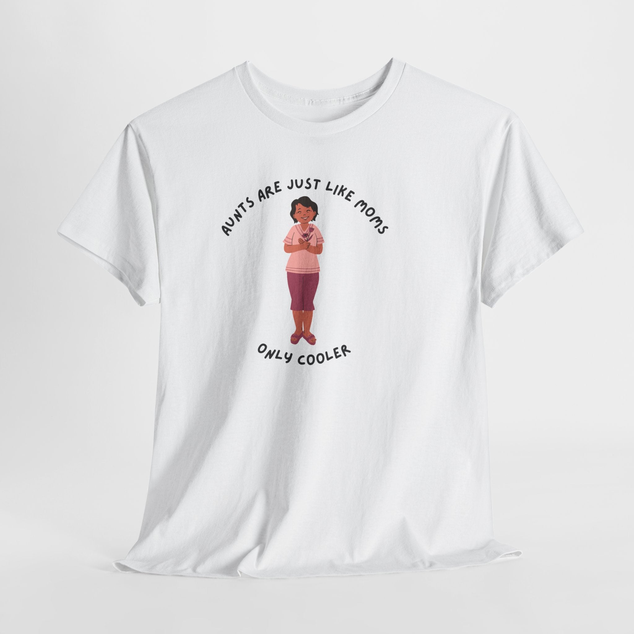 Fun Cool Aunt  Unisex Heavy Cotton Tee Shirt