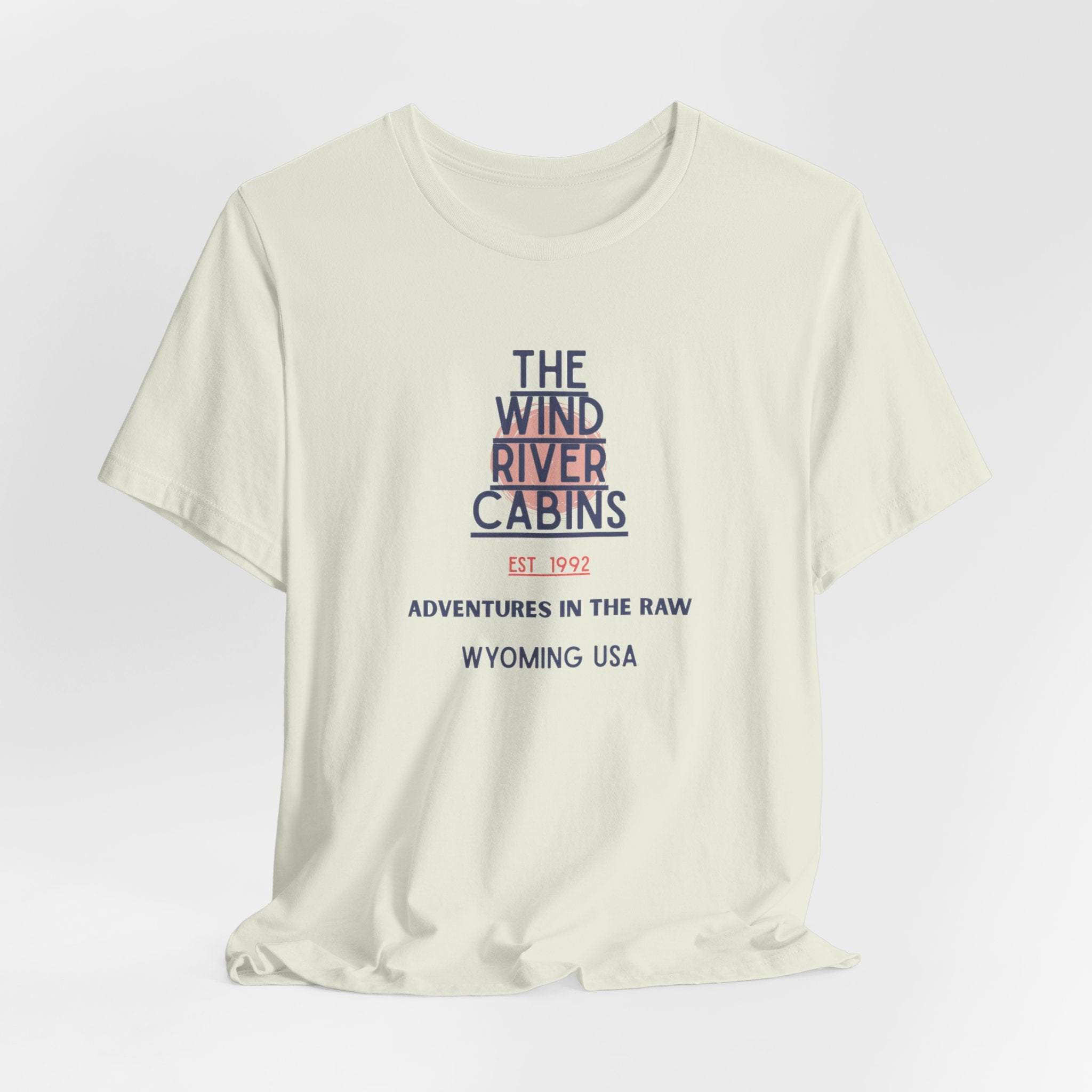 Wind River Cabins Adventure  (Clothing Optional Resort) Tee | Unisex Jersey Short Sleeve Shirt for Outdoor Enthusiasts, Travel Gifts, Cabin Decor, Nature Lover [...]