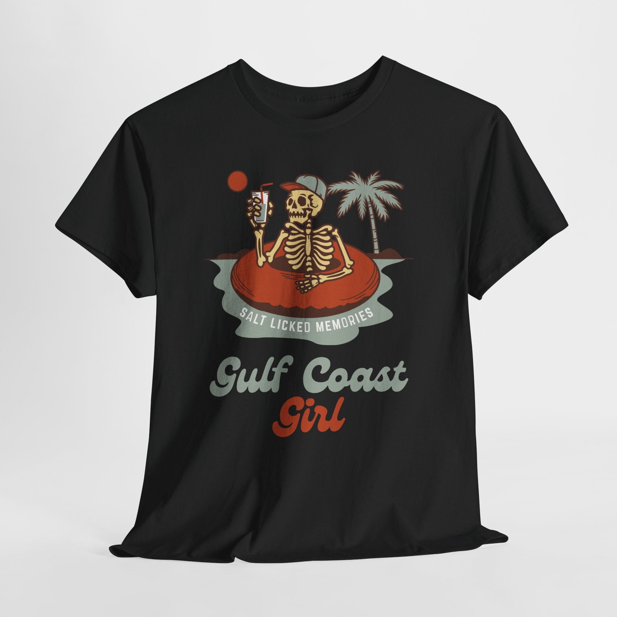 Proud and Edgy Dead Gulf Coast Girl Tee Shirt Unisex Heavy Cotton