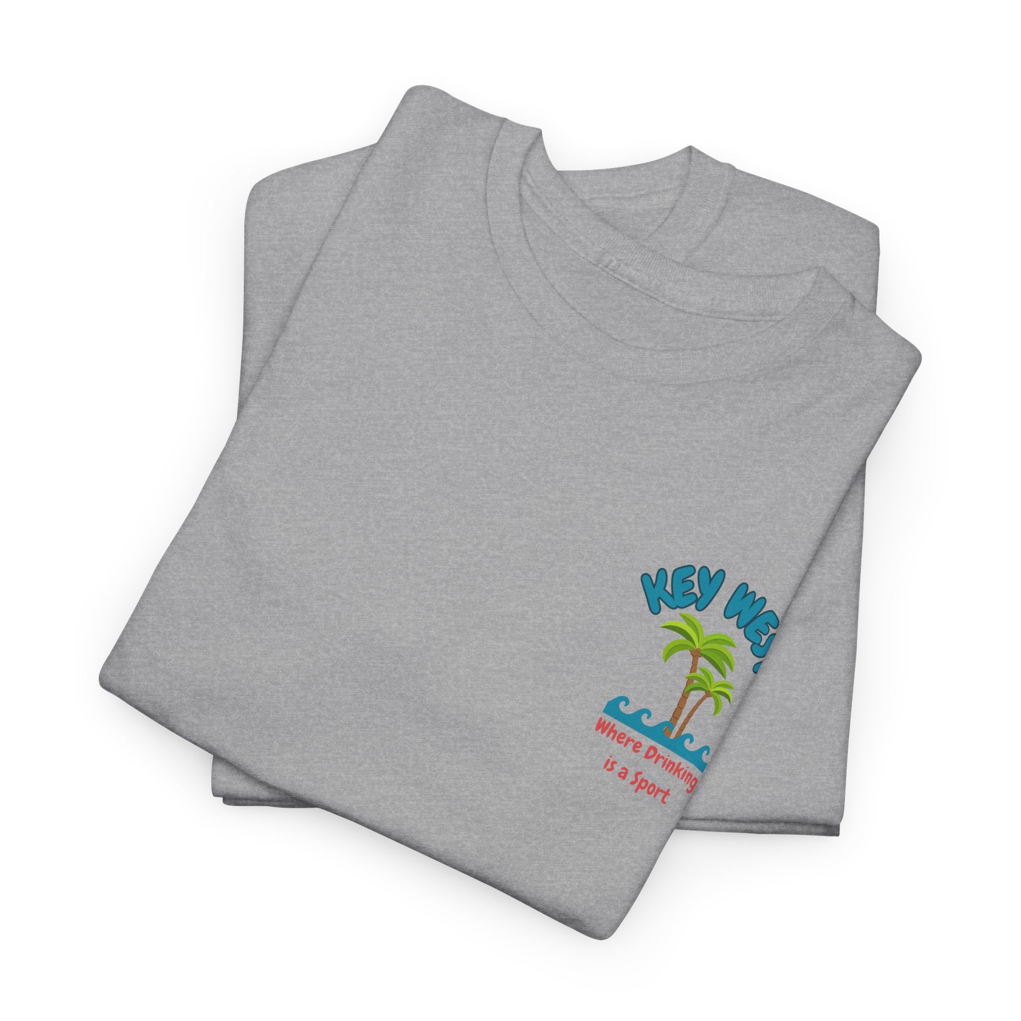 Funny Drinking is a Sport - 'Key West' Graphic Tee, Travel Shirt, Casual Wear, Beach Apparel, Summer Outfit