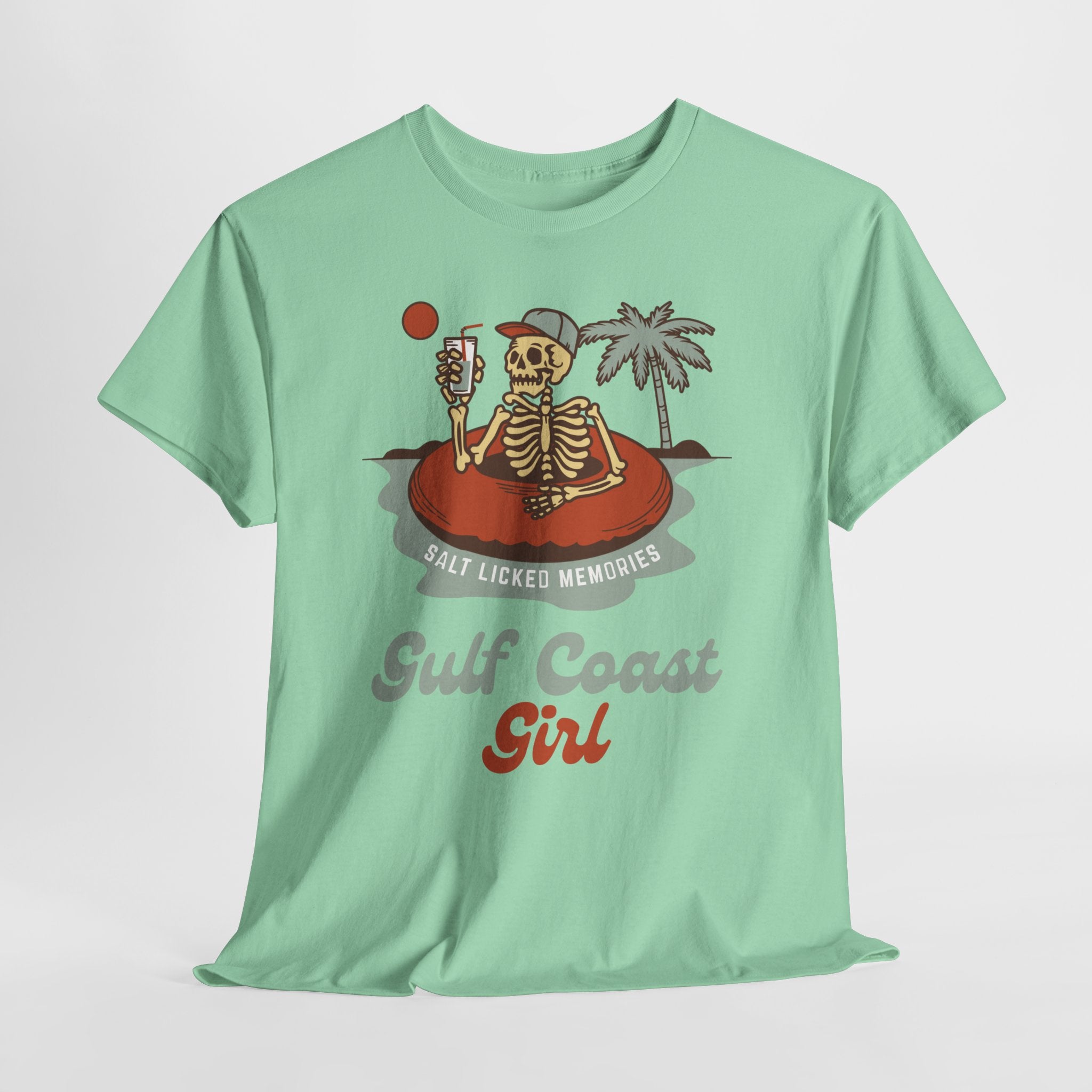 Proud and Edgy Dead Gulf Coast Girl Tee Shirt Unisex Heavy Cotton