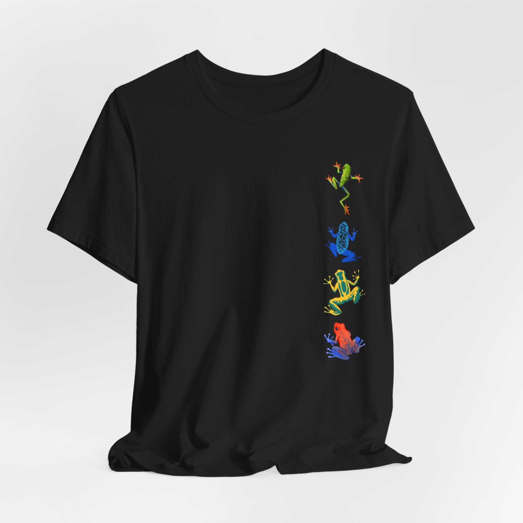 Stacked Tree Frog Dance Unisex Tee - Fun Graphic Shirt for Nature Lovers, Great for Parties, Gifts, Summer Events, and Casual Outings
