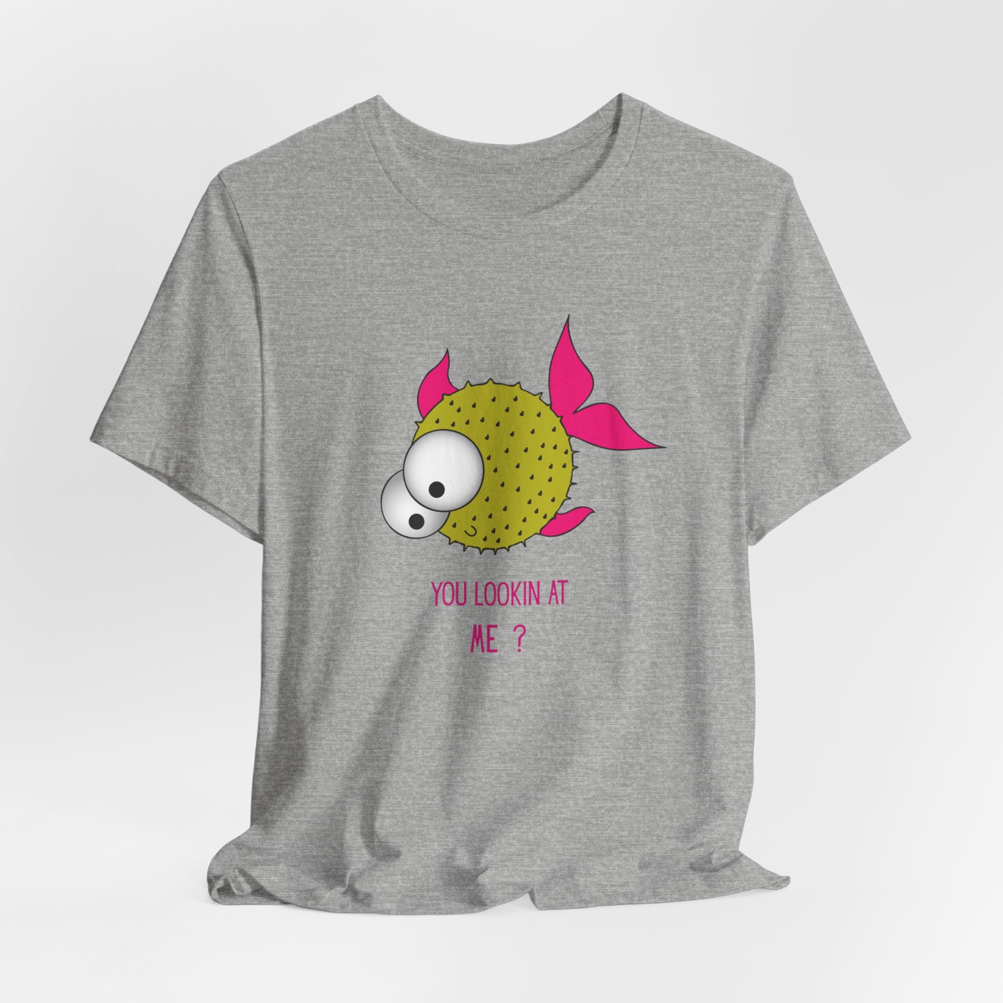 Whimsical and Fun Puffer Fish Tee - Fun Short Sleeve Shirt for Aquatic Lovers, Ideal for Gift Giving, Casual Wear, Summer Fashion, and Beach Days