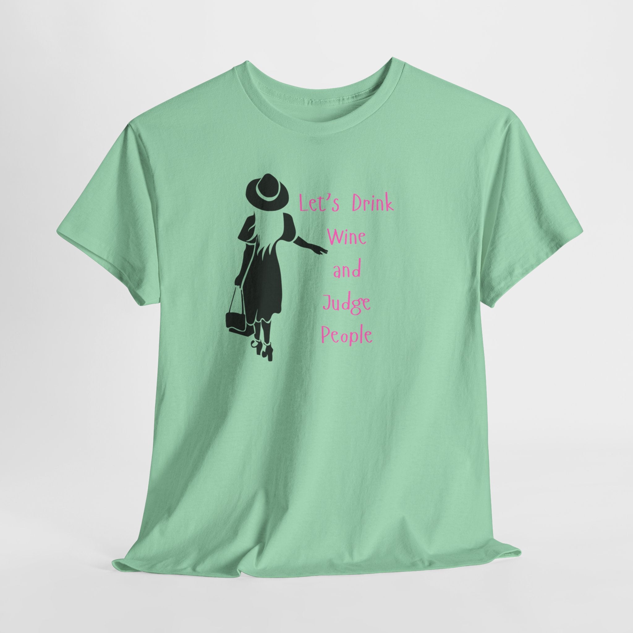 Bitchy but Fun   Let's Drink Wine Unisex Cotton Tee, Funny Wine Lover Shirt, Gift for Wine Enthusiasts, Perfect for Wine Night, Stay Classy Attire